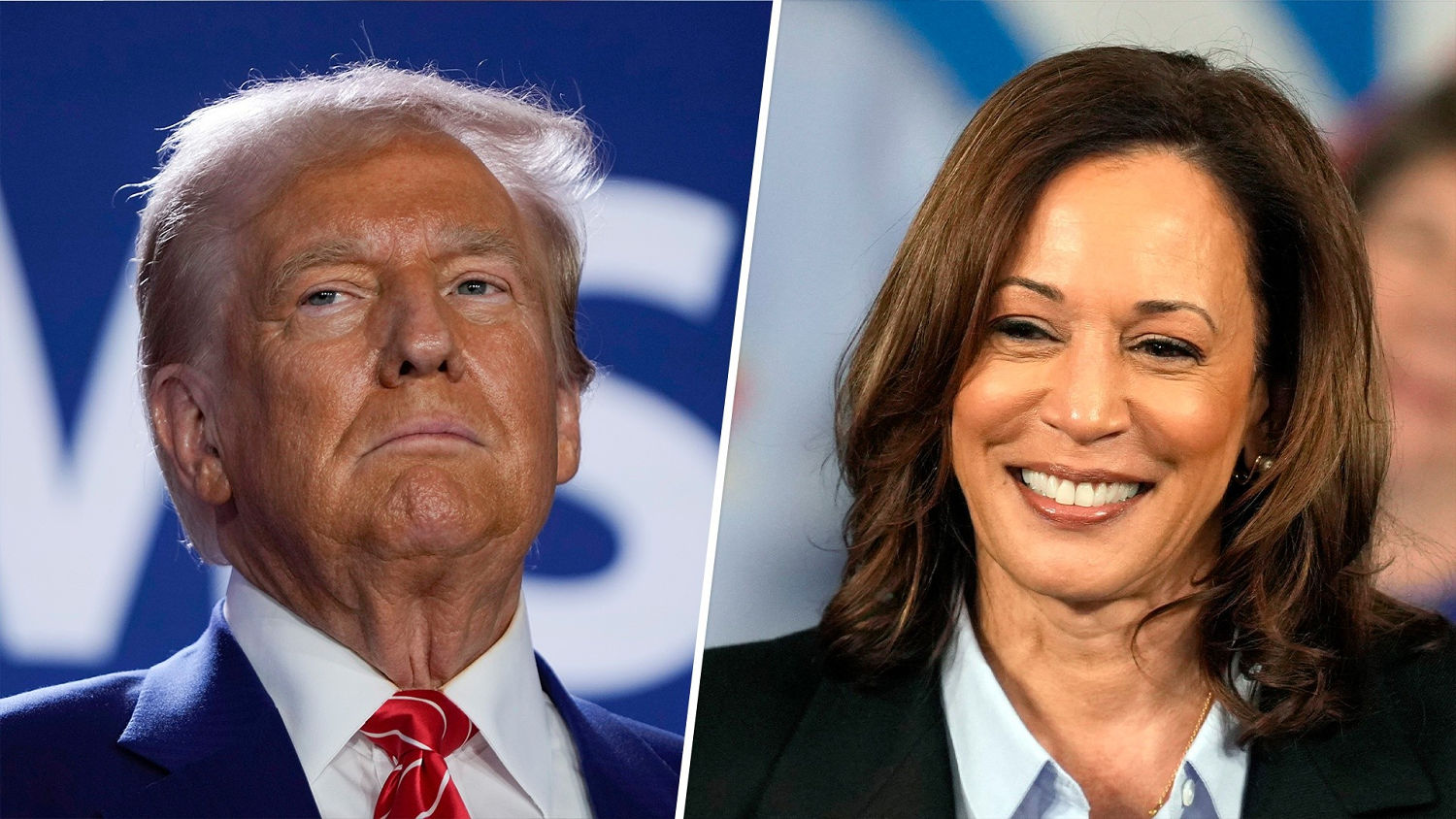 Trump dismisses national polls showing Harris outperforming him