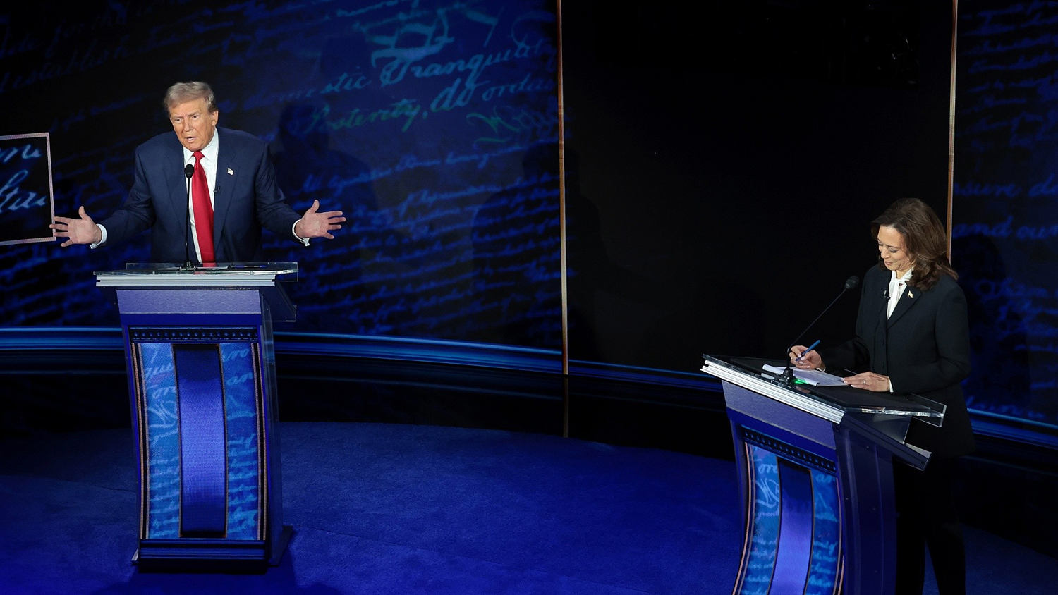 Watch closing statements from Harris and Trump at 2024 presidential debate