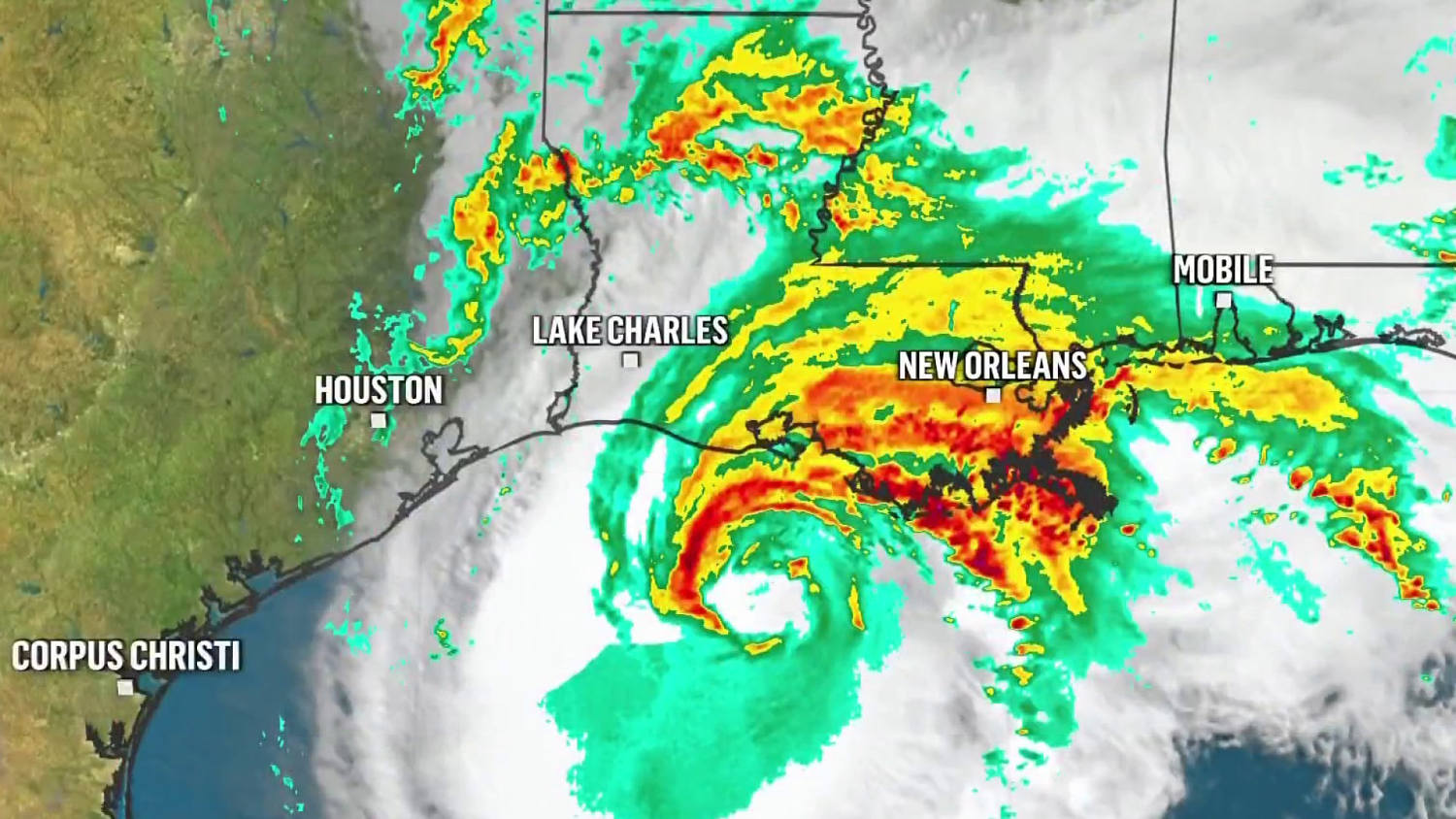 Outer bands of Hurricane Francine reach New Orleans