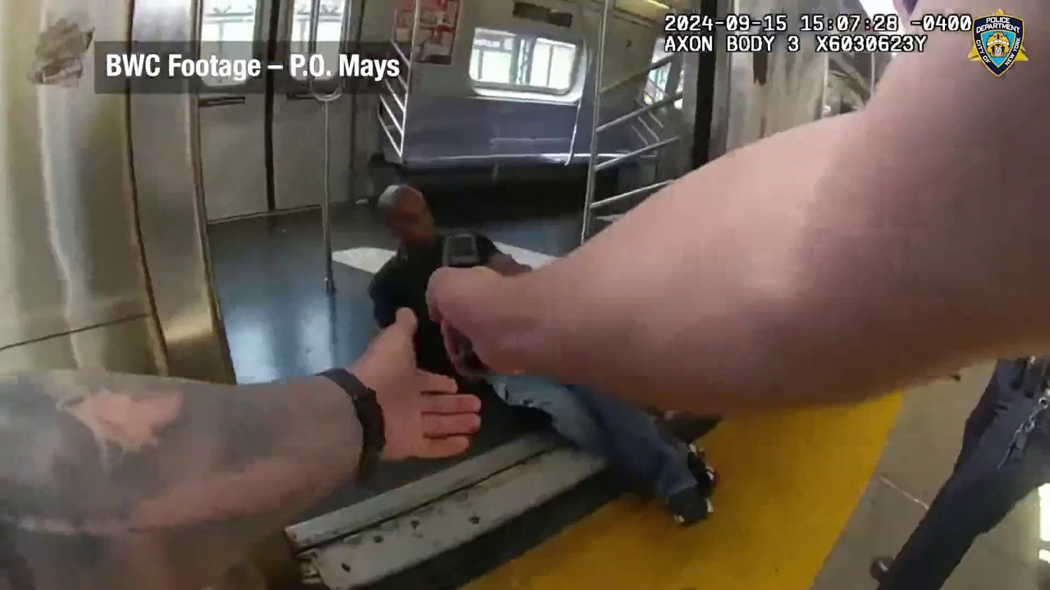 Newly-released body camera footage shows an officer-involved shooting in the NYC subway