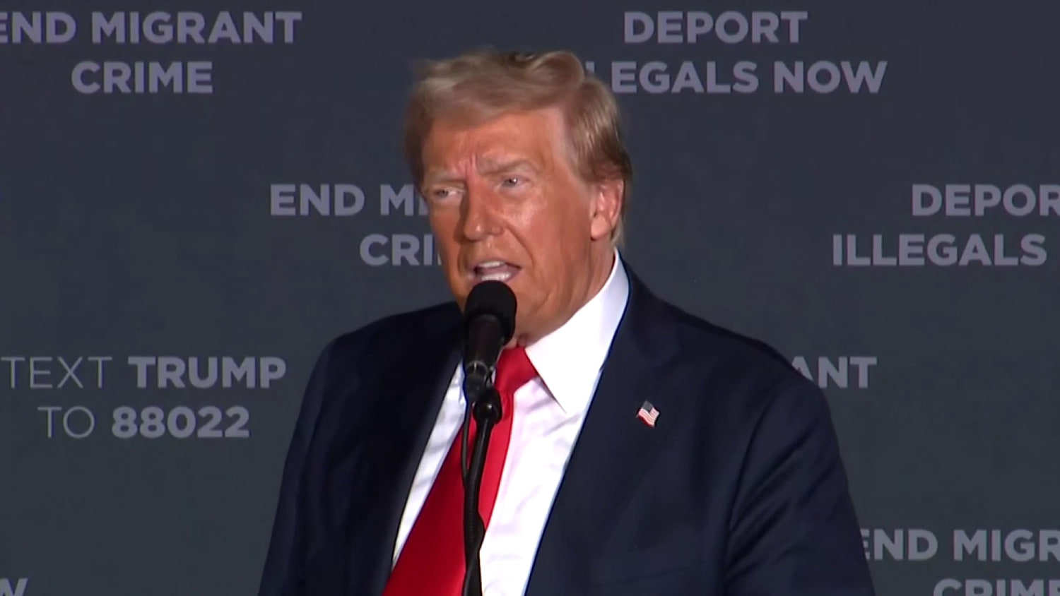 専用　TRUMP TIGHT President Trump focuses on migrant crime at Colorado rally - YouTube