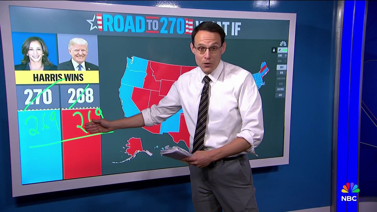 Steve Kornacki explains how one district in Nebraska could decide the election