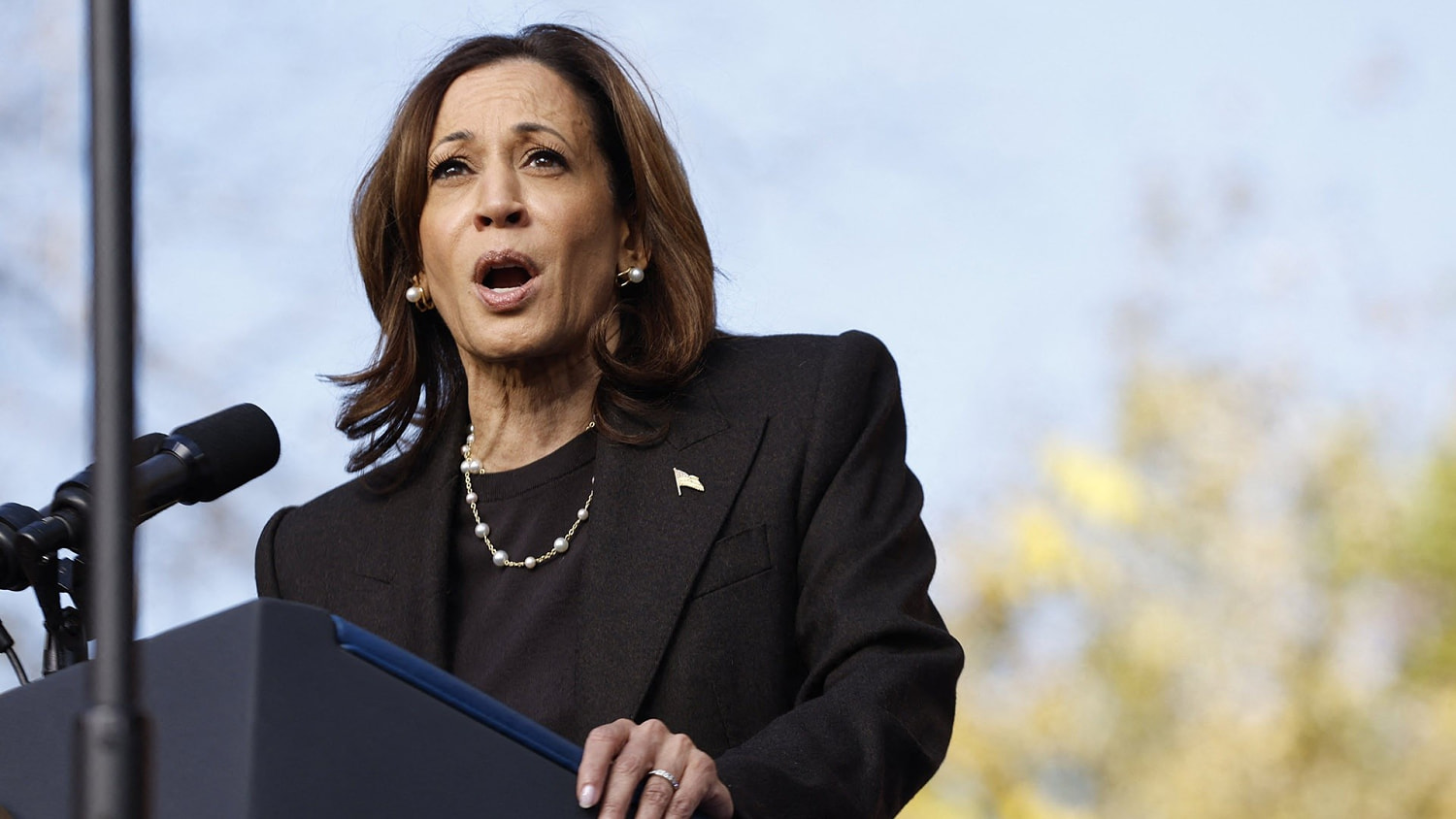 Harris continues to knock Trump for his 'enemy from within' comments