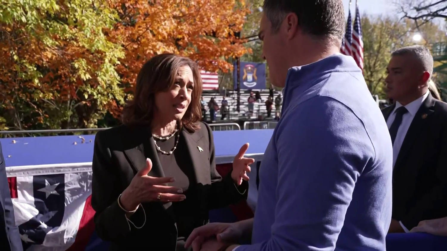 Kamala Harris says it's 'not productive' for her to criticize Biden