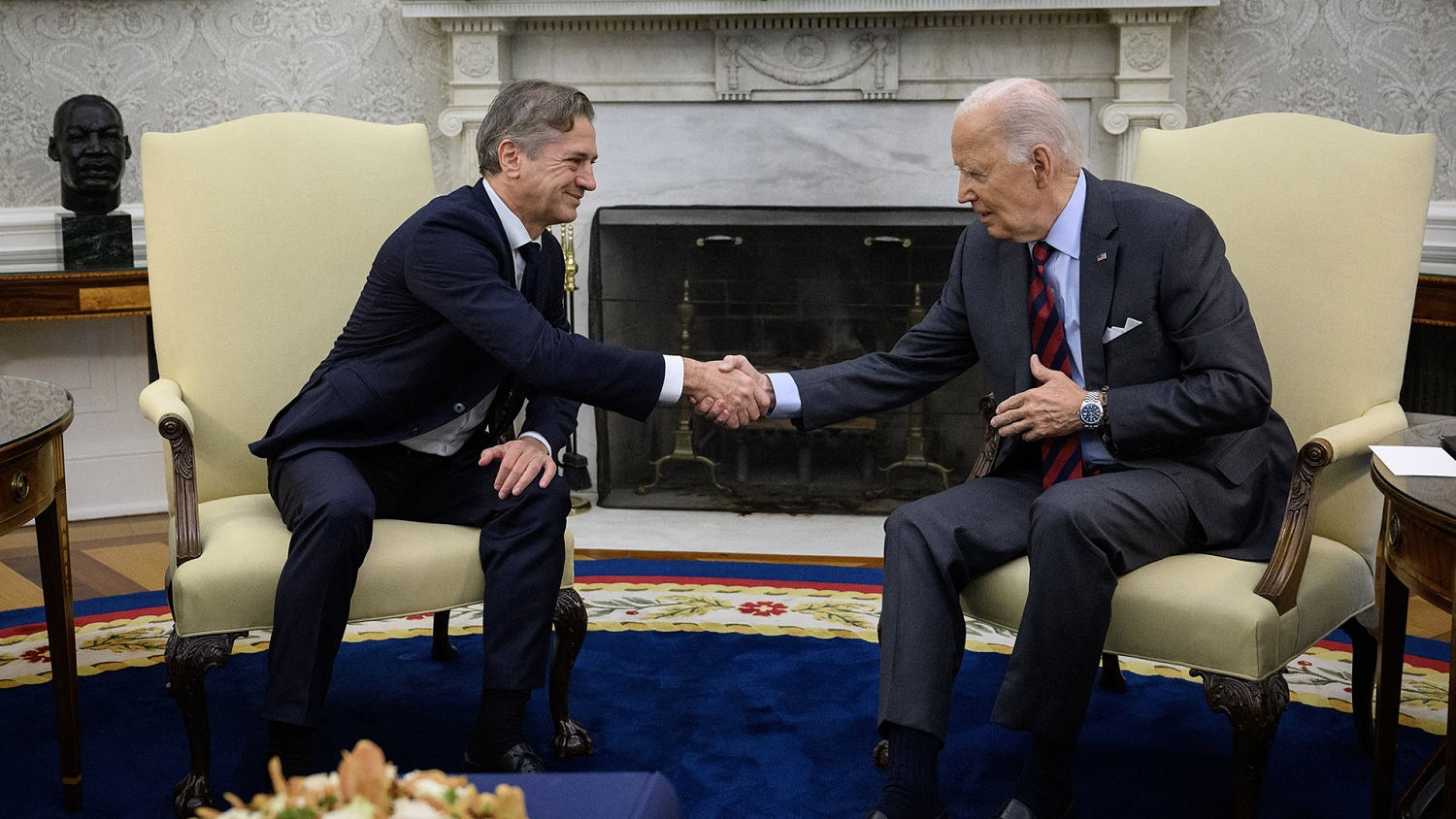 Biden meets with the prime minister of Slovenia