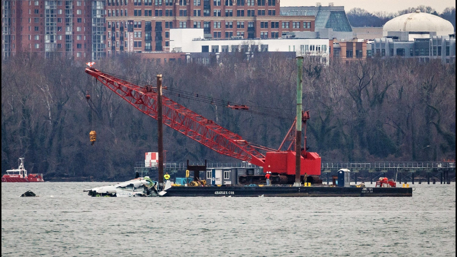 Salvage operations underway in DC plane crash