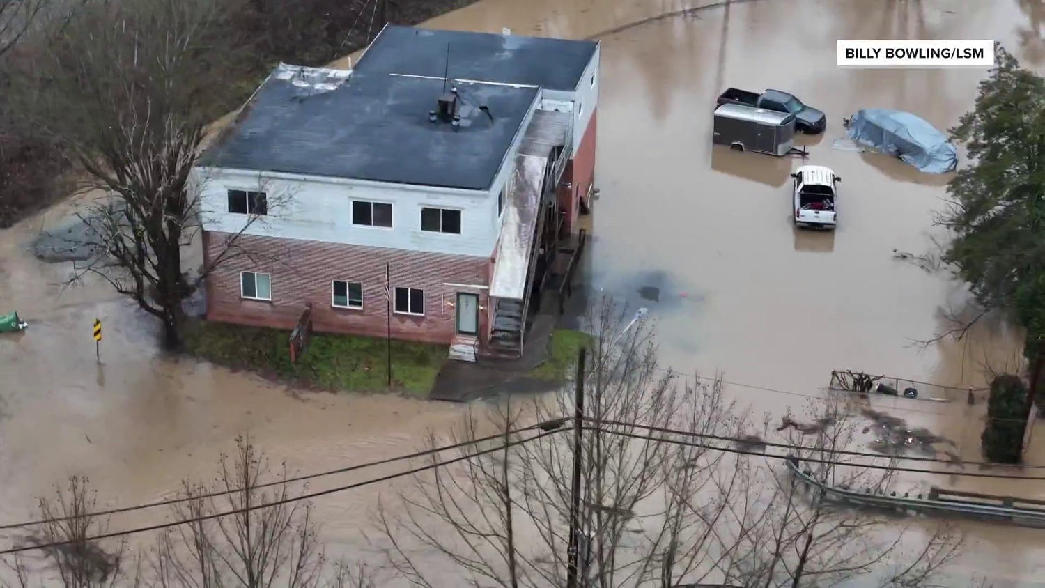 Flash floods pummel South as massive storm batters eastern US