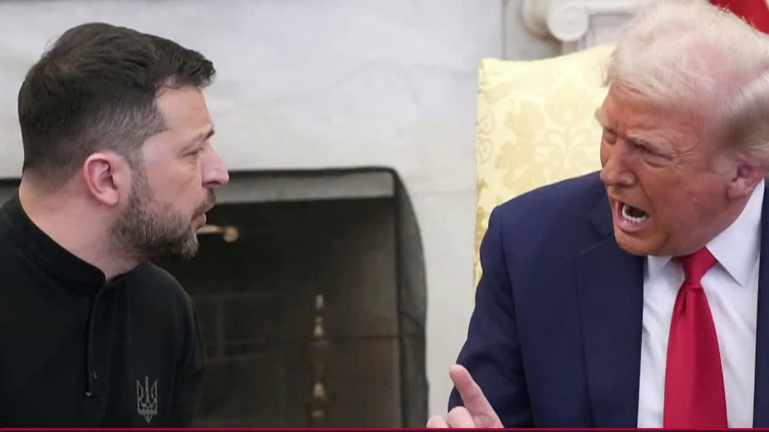 Trump and Zelenskyy clash in heated Oval Office meeting