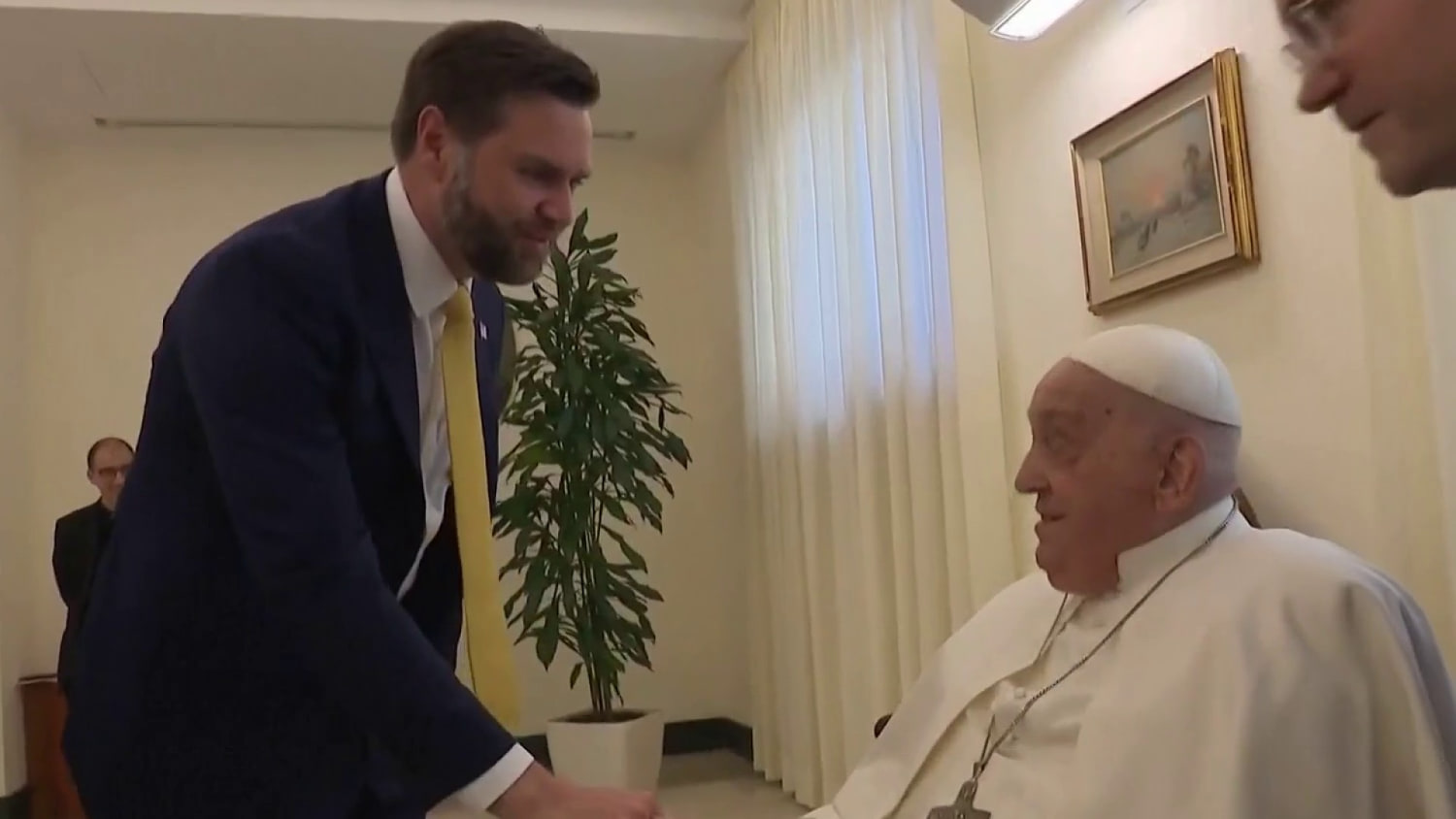 Pope Francis meets Vance, delivers Easter message