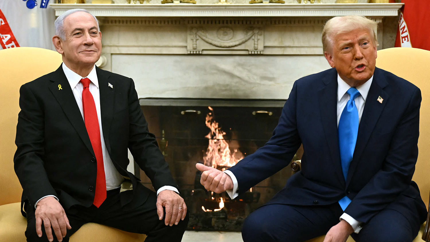 Trump meets with Netanyahu at White House