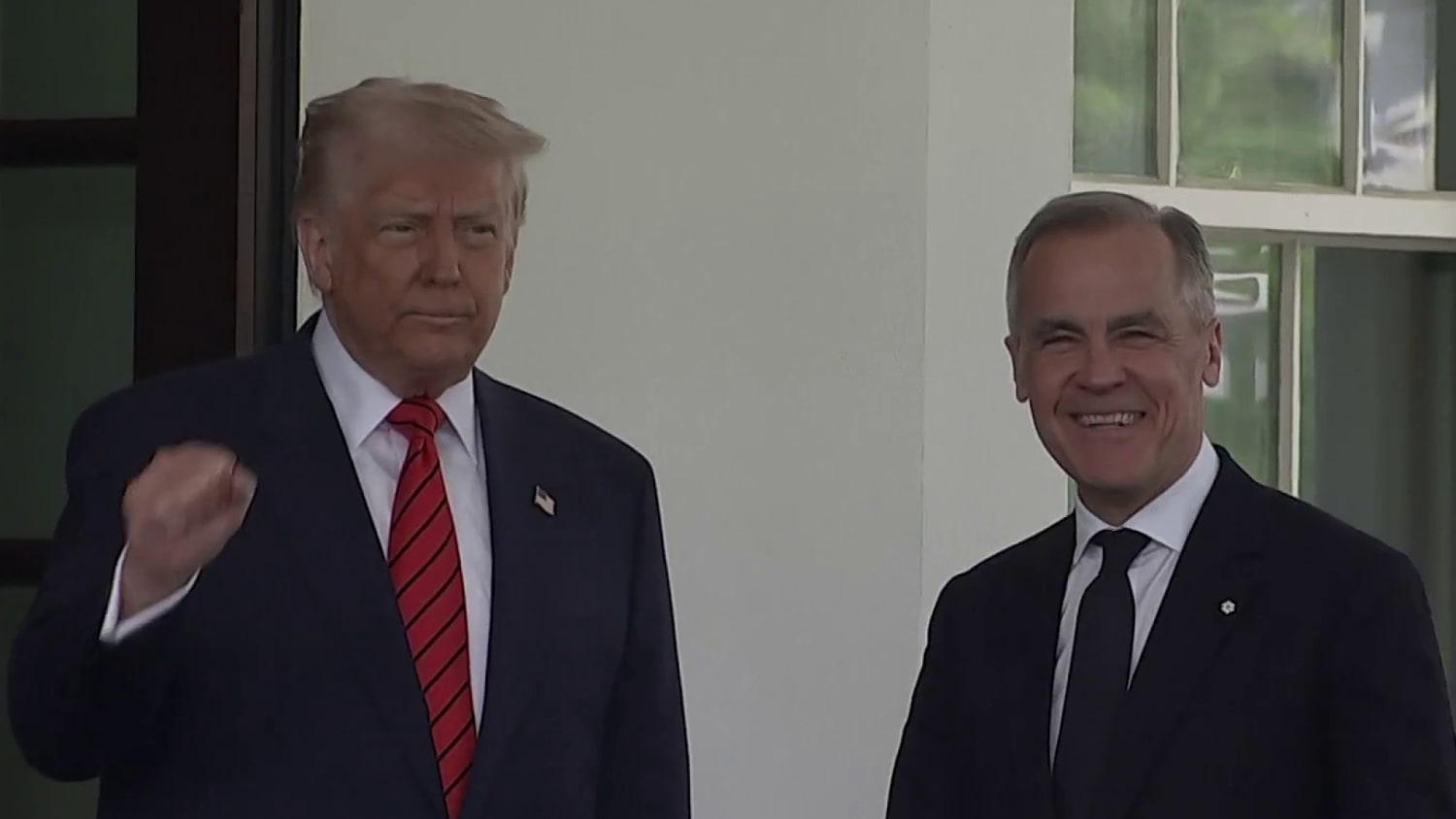 President Trump meets Canada’s new leader amid trade war
