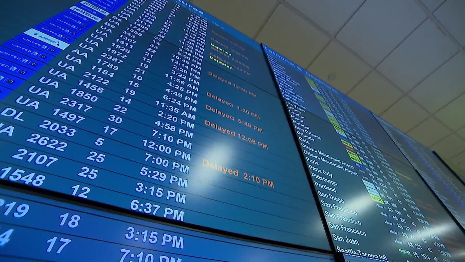 Newark Airport saw two other blackouts before latest incident