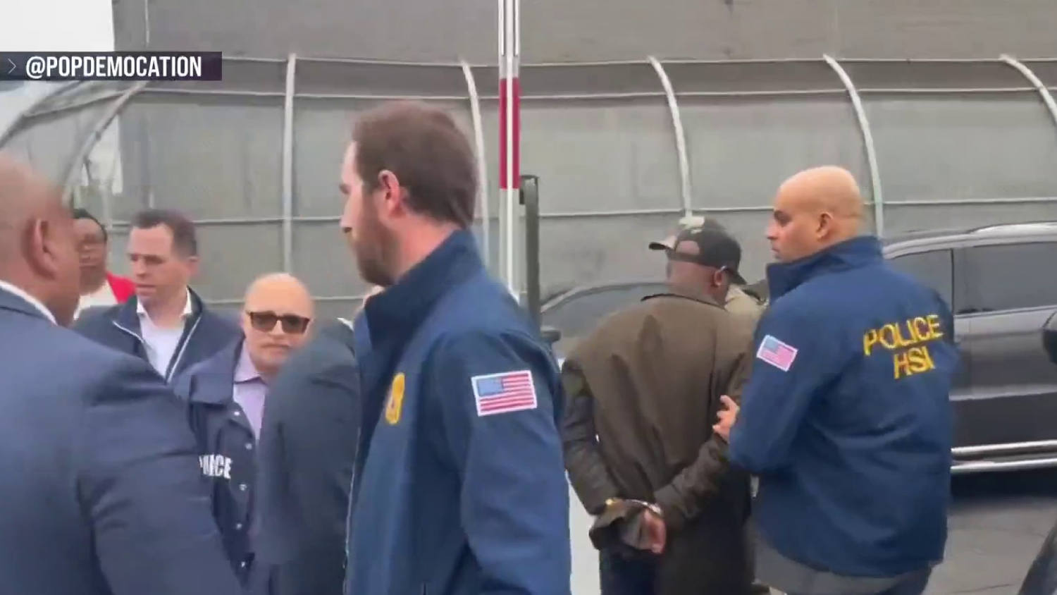 NJ mayor arrested during protest at ICE detention center