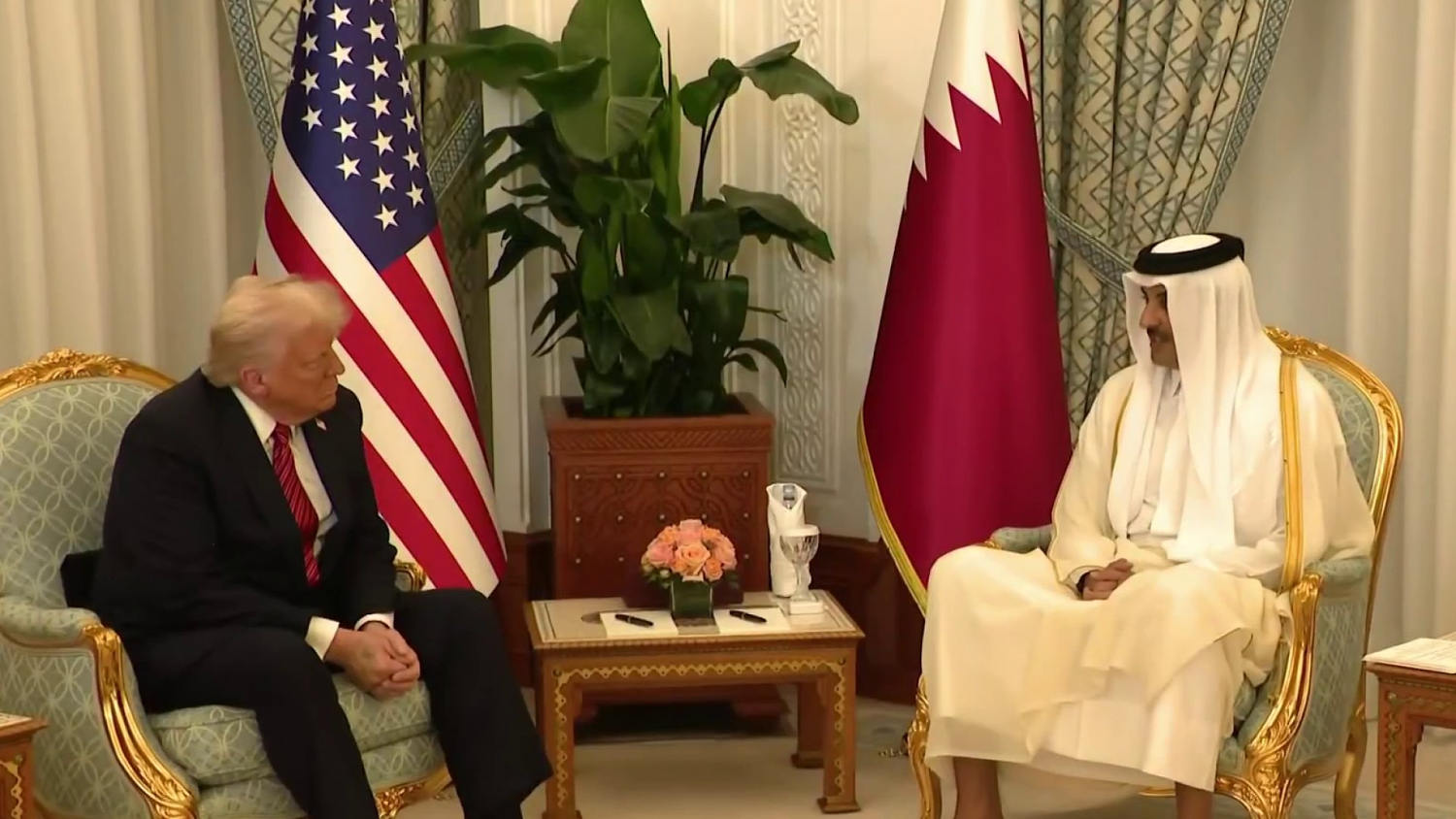 Trump in Qatar on high-stakes mideast trip