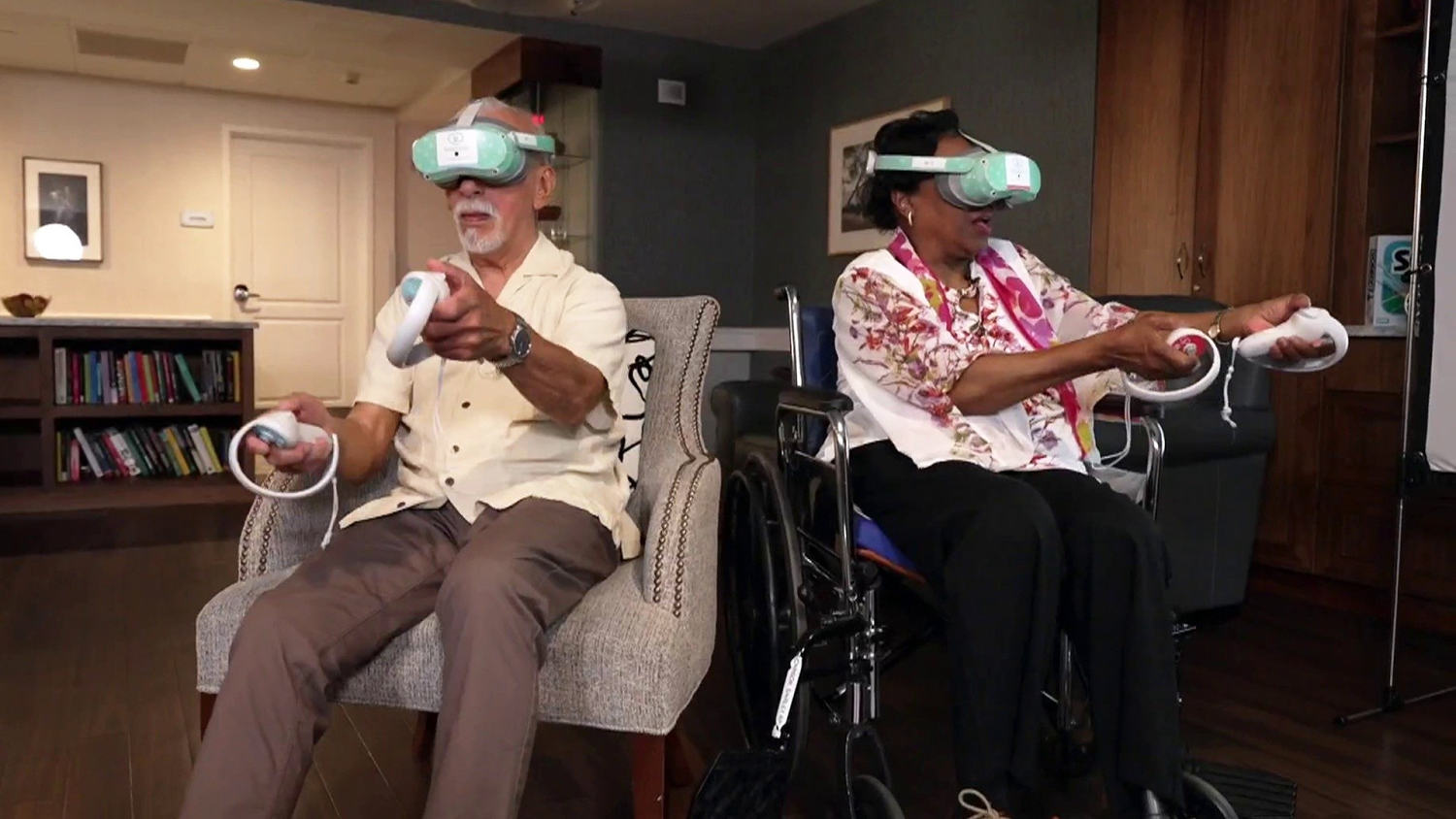 How seniors are skydiving, exercising and more with virtual reality