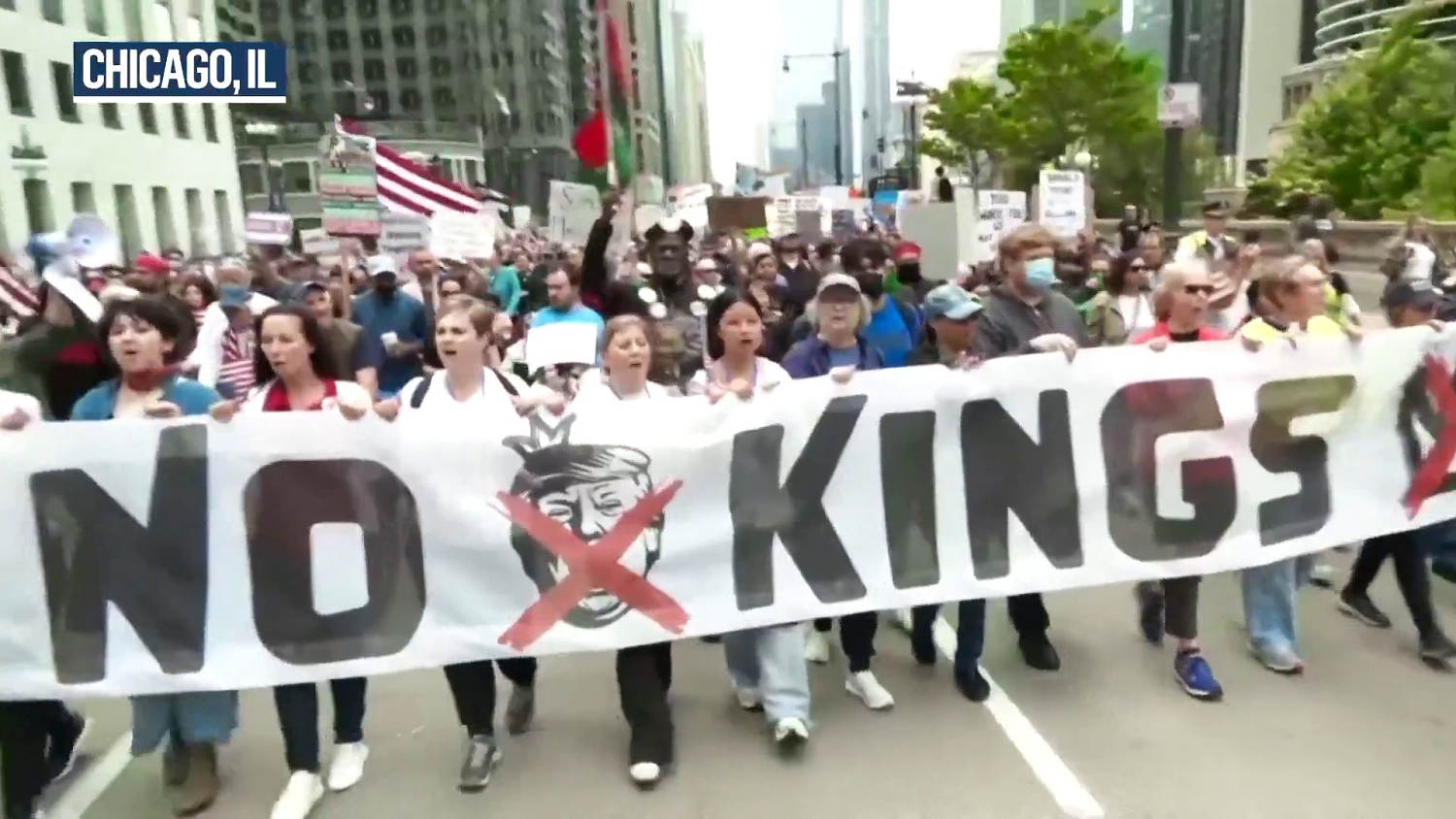 Millions Pour Into Streets Across the Country for 'No Kings' Protests