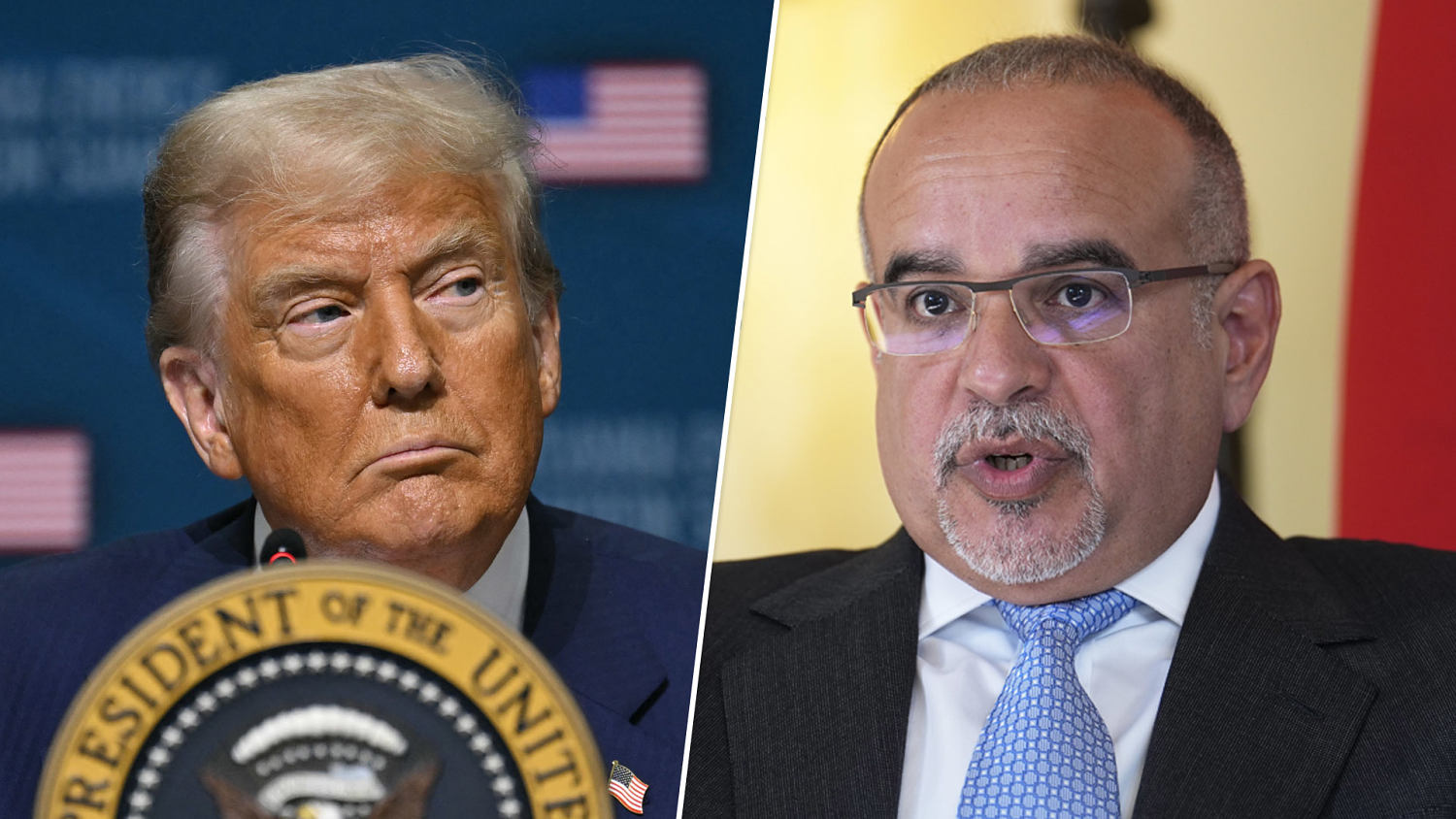 Trump meets with prime minister of Bahrain