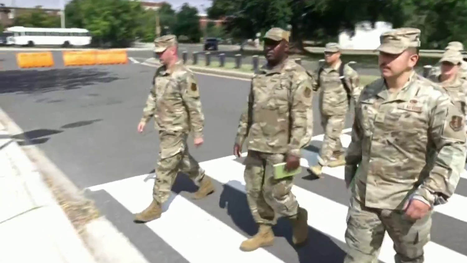 National Guard troops arrive in D.C. after Trump's 'crime emergency' declaration