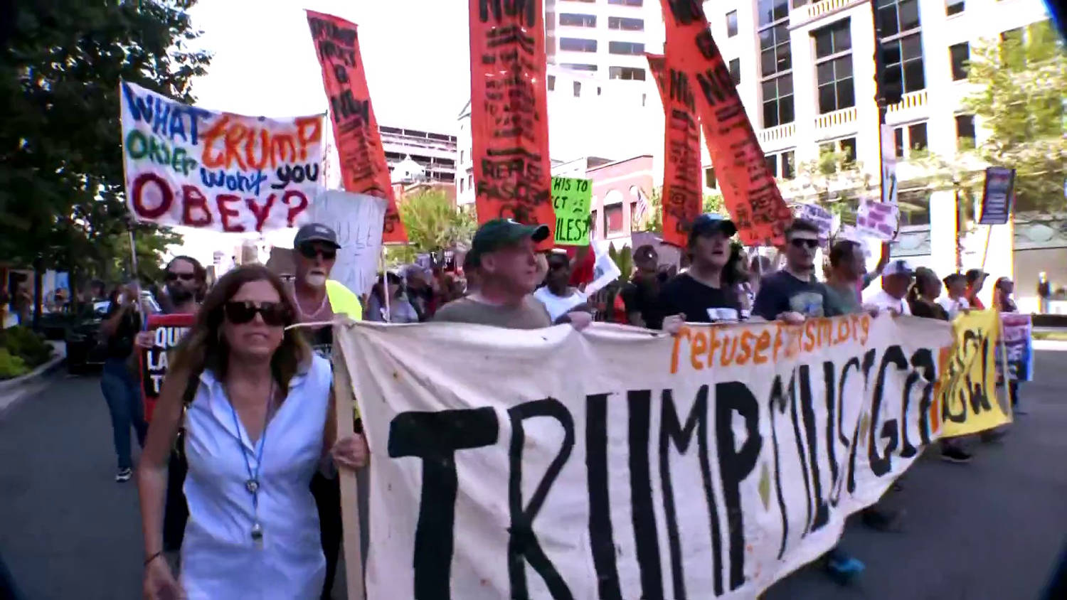 Protests continue in D.C. as Trump admin. agrees to keep police chief after lawsuit
