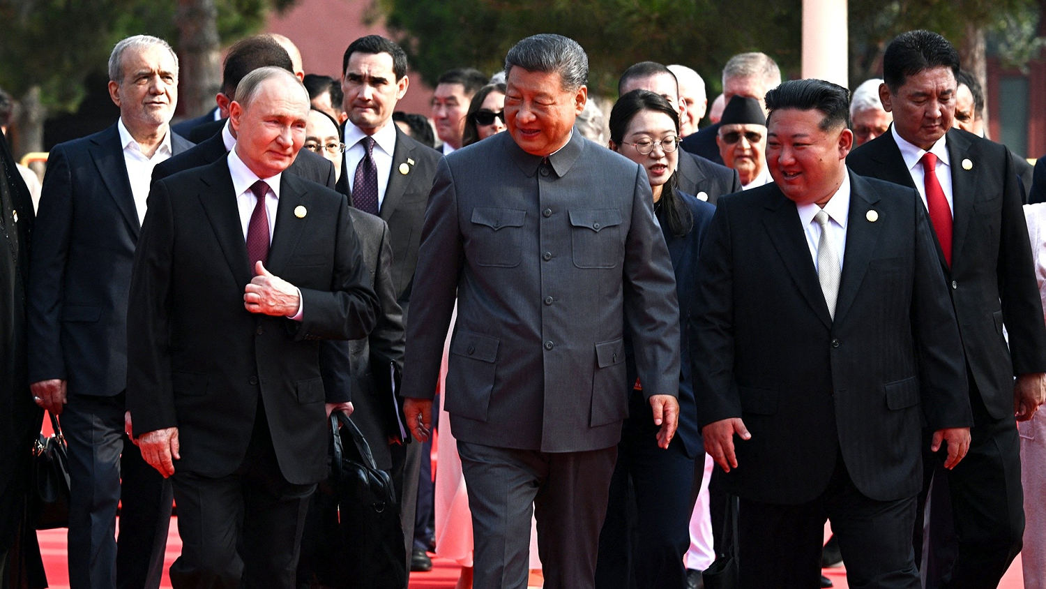 Leaders of Russia, North Korea, Iran Attend China's Military Parade