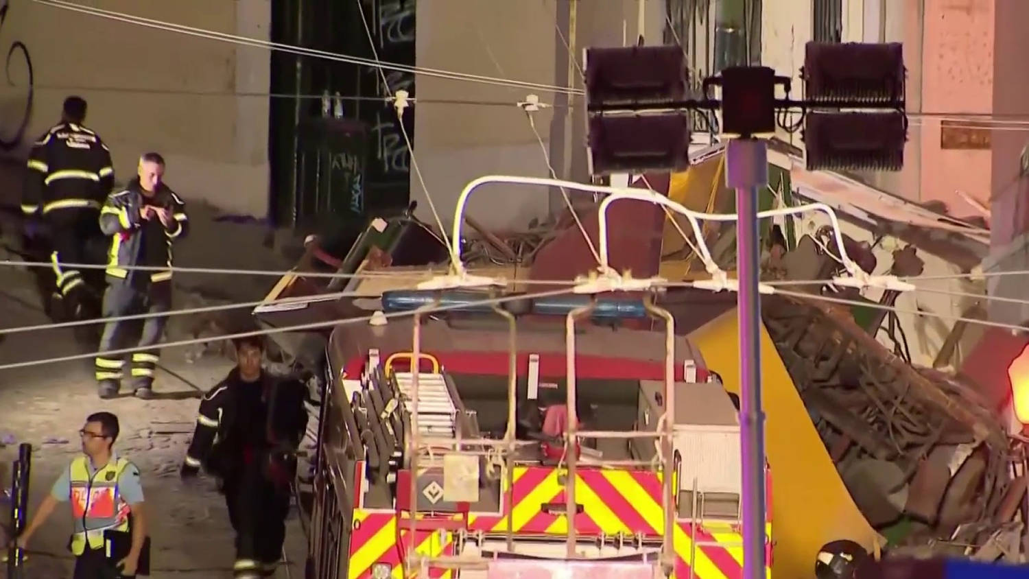 At least 15 killed after tram derails and crashes