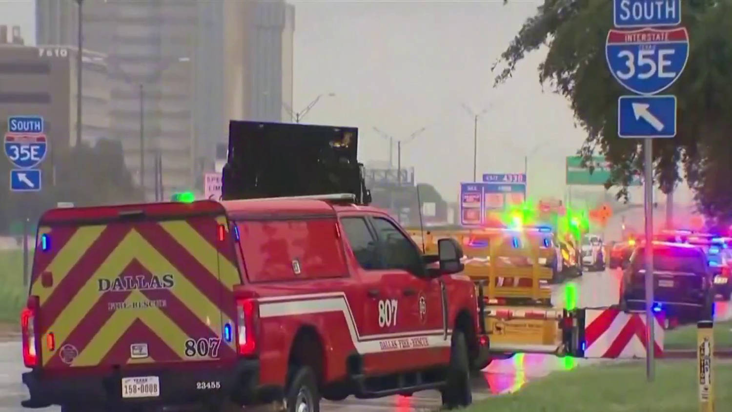 Witness says she took cover after hearing gunshots at Dallas ICE facility 