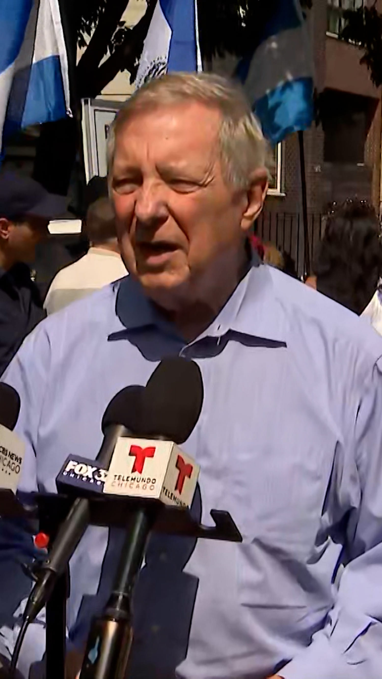 Sen. Durbin calls Trump post about Chicago 'disgusting'