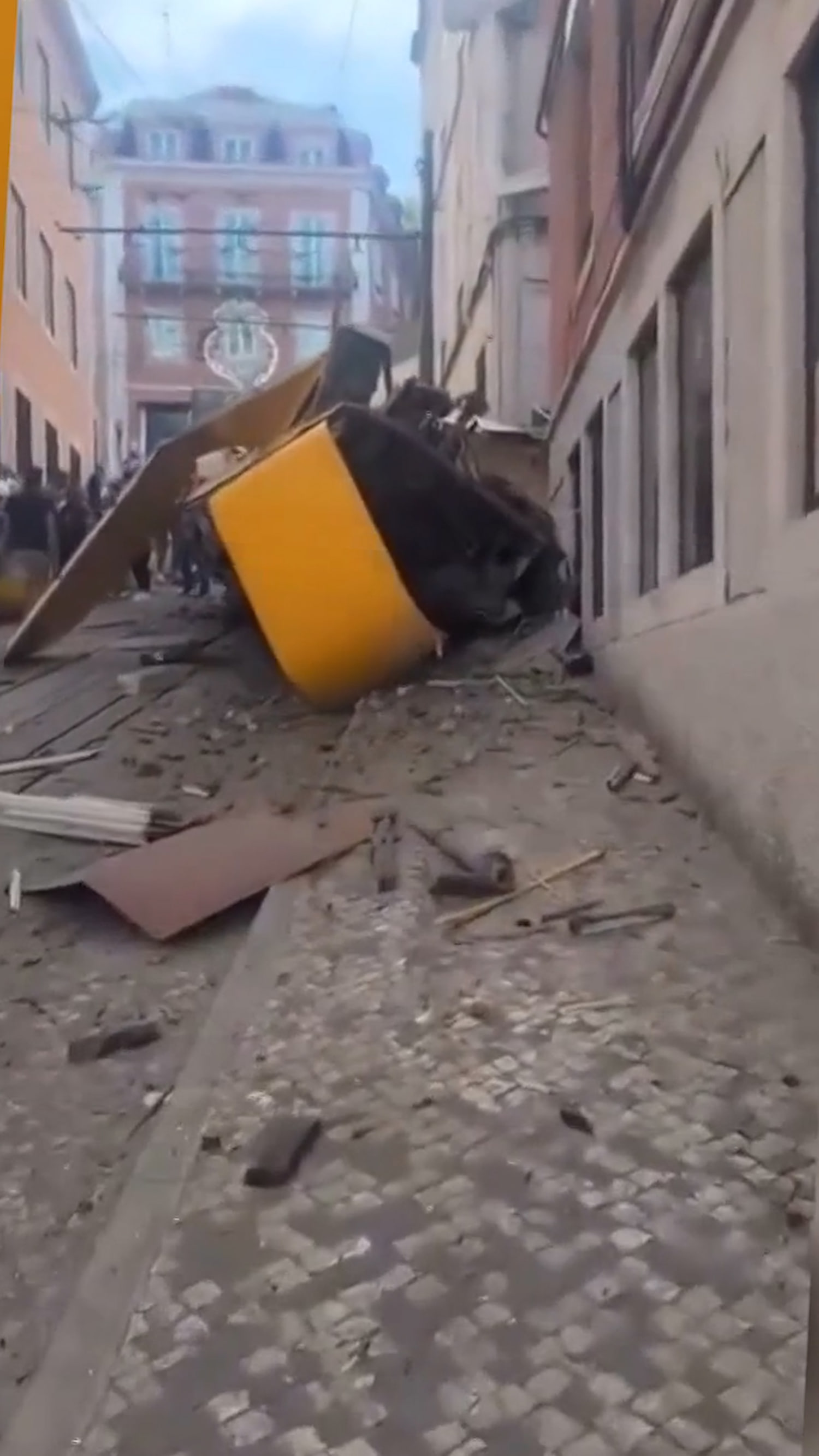 Lisbon streetcar crash leaves at least 15 dead