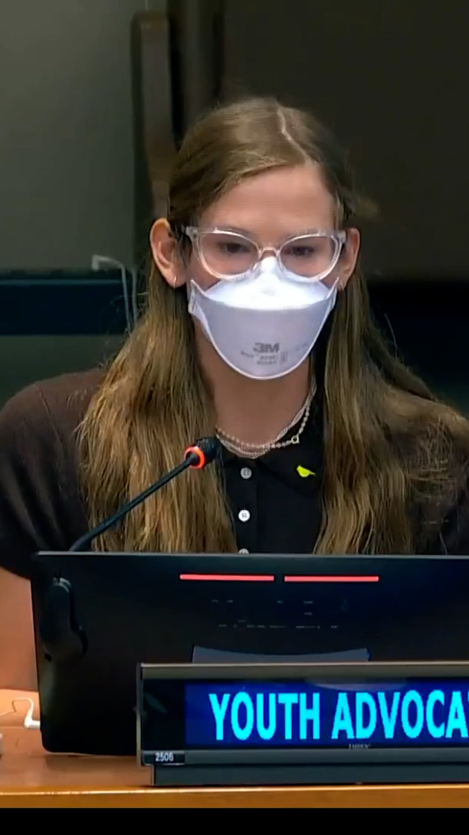 Violet Affleck gives speech at U.N. on long Covid