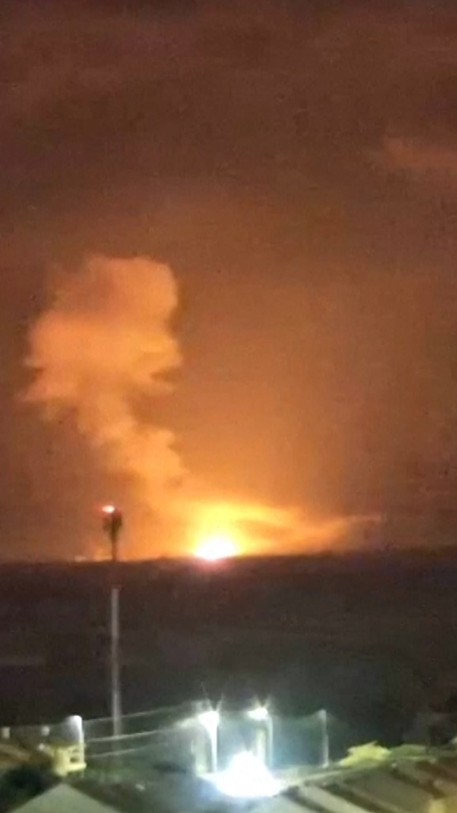 Large explosions seen in Gaza from southern Israel