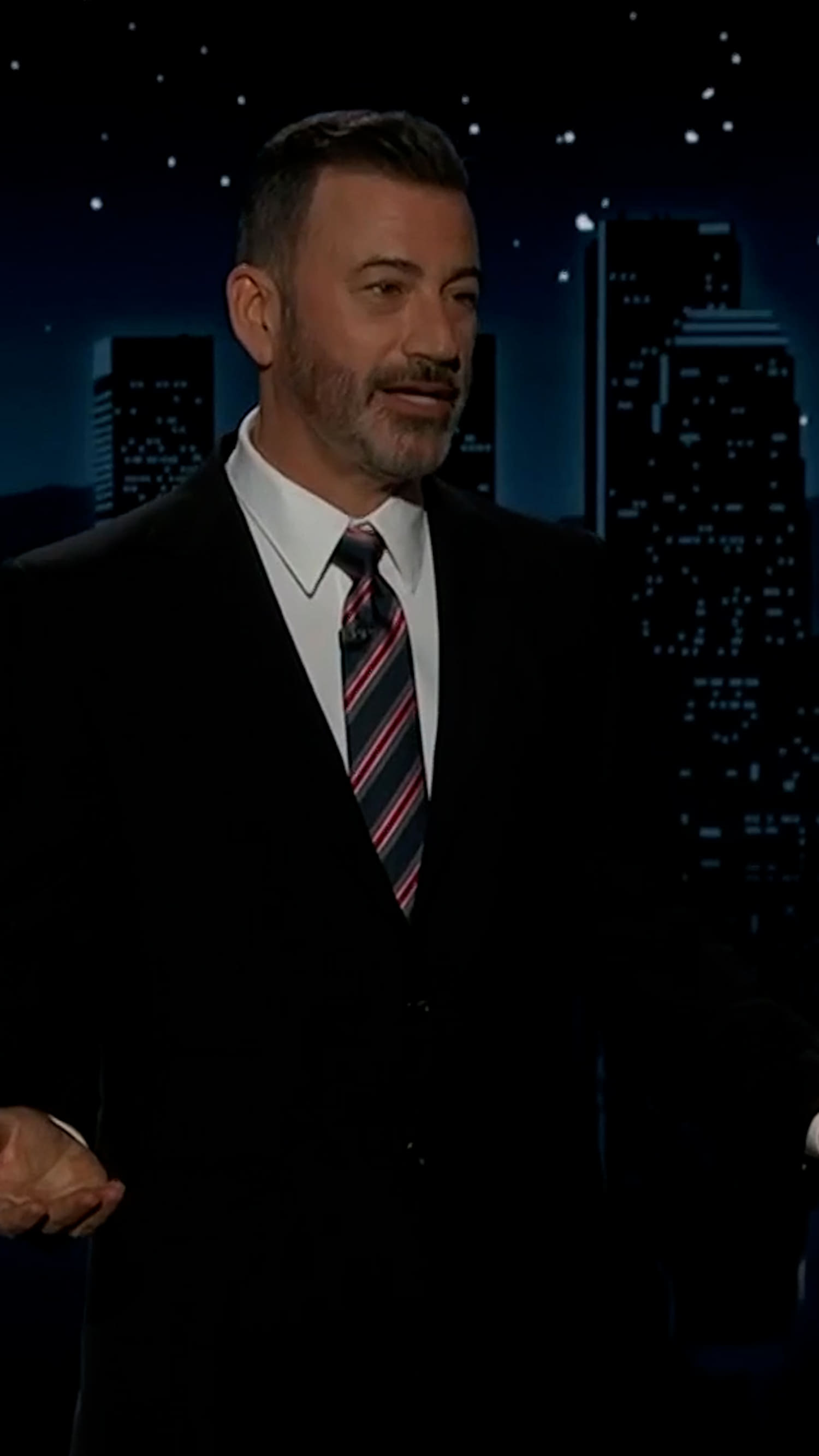 Jimmy Kimmel makes emotional return to late-night show