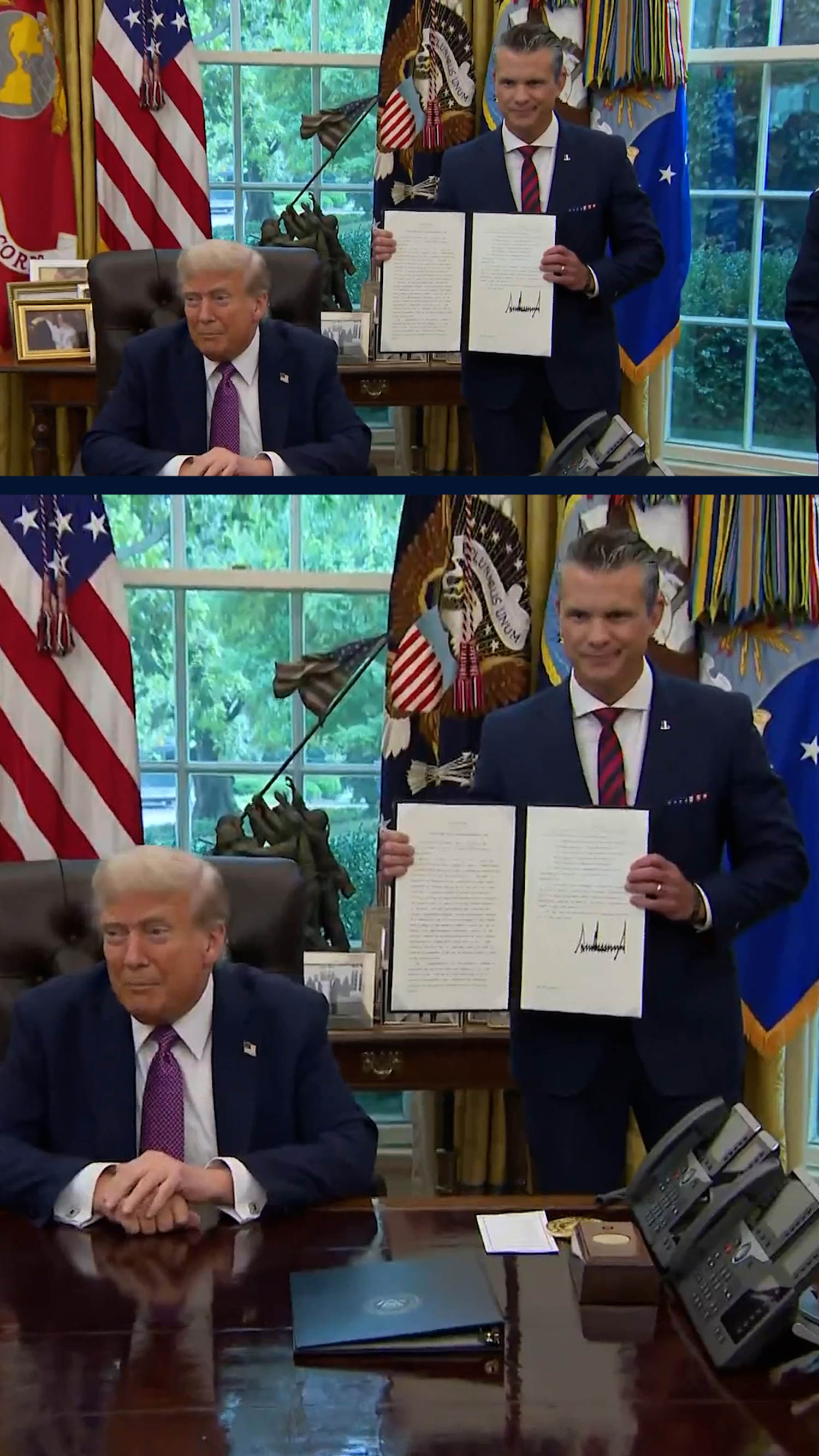 Trump rebrands DOD as 'Department of War'