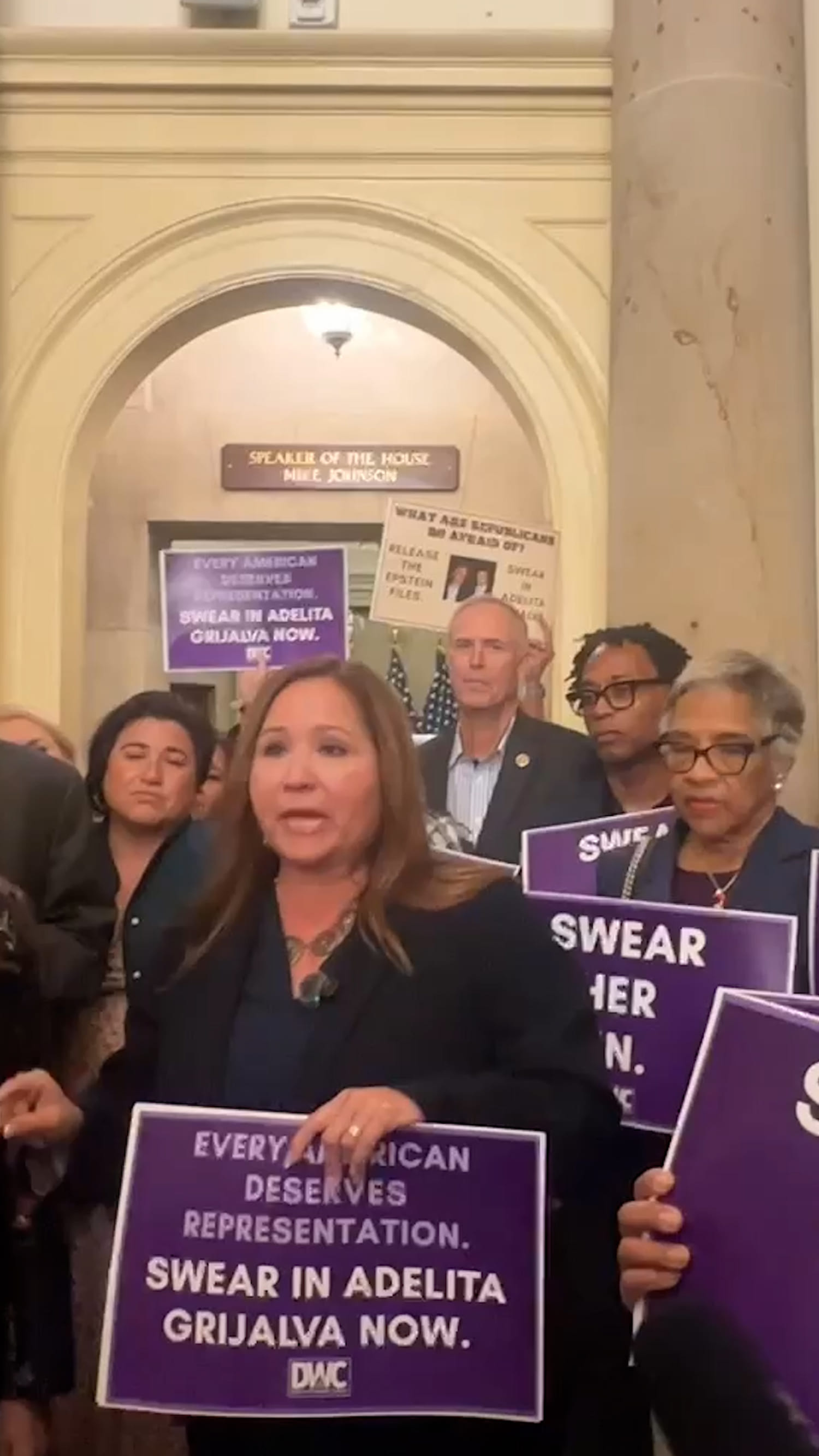 Democrats protest Rep-elect Grijalva swearing-in delay