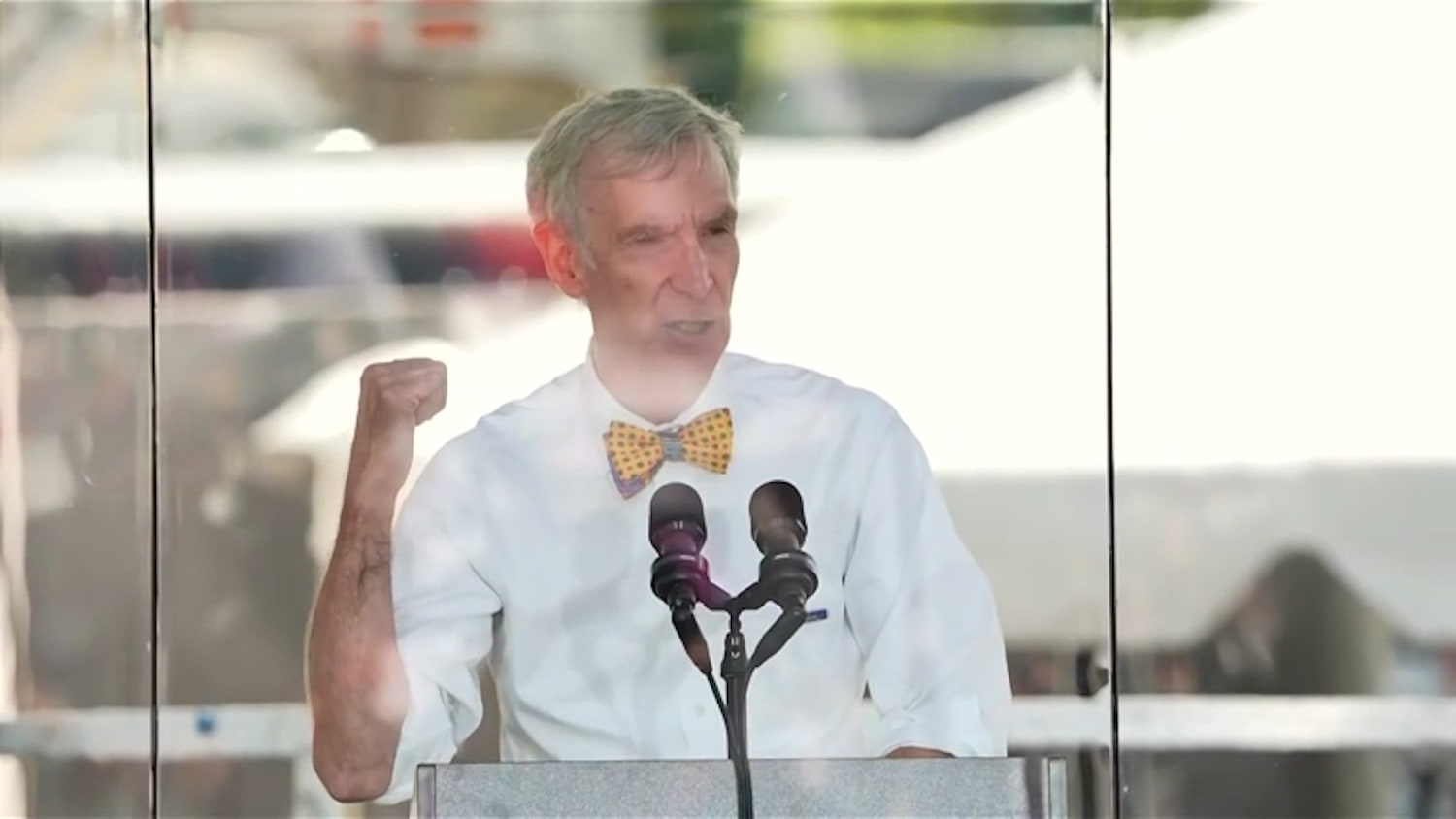 Bill Nye slams Trump as ‘petulant’ during ‘No Kings’ protest
