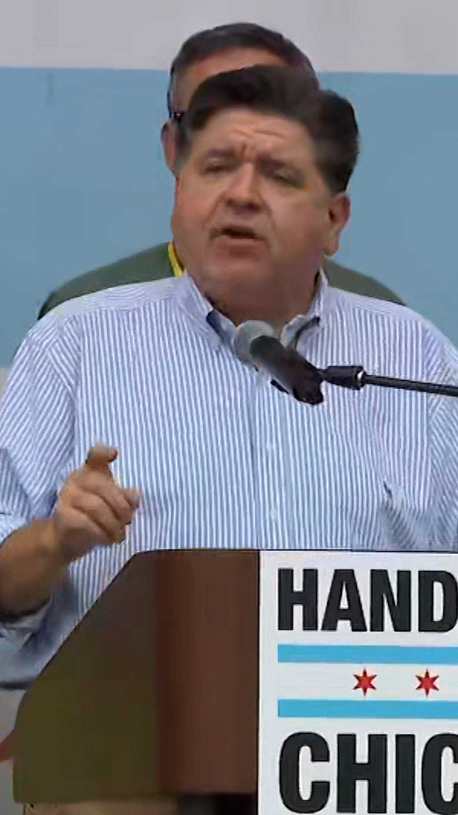 Pritzker calls for courage at Chicago 'No Kings' rally