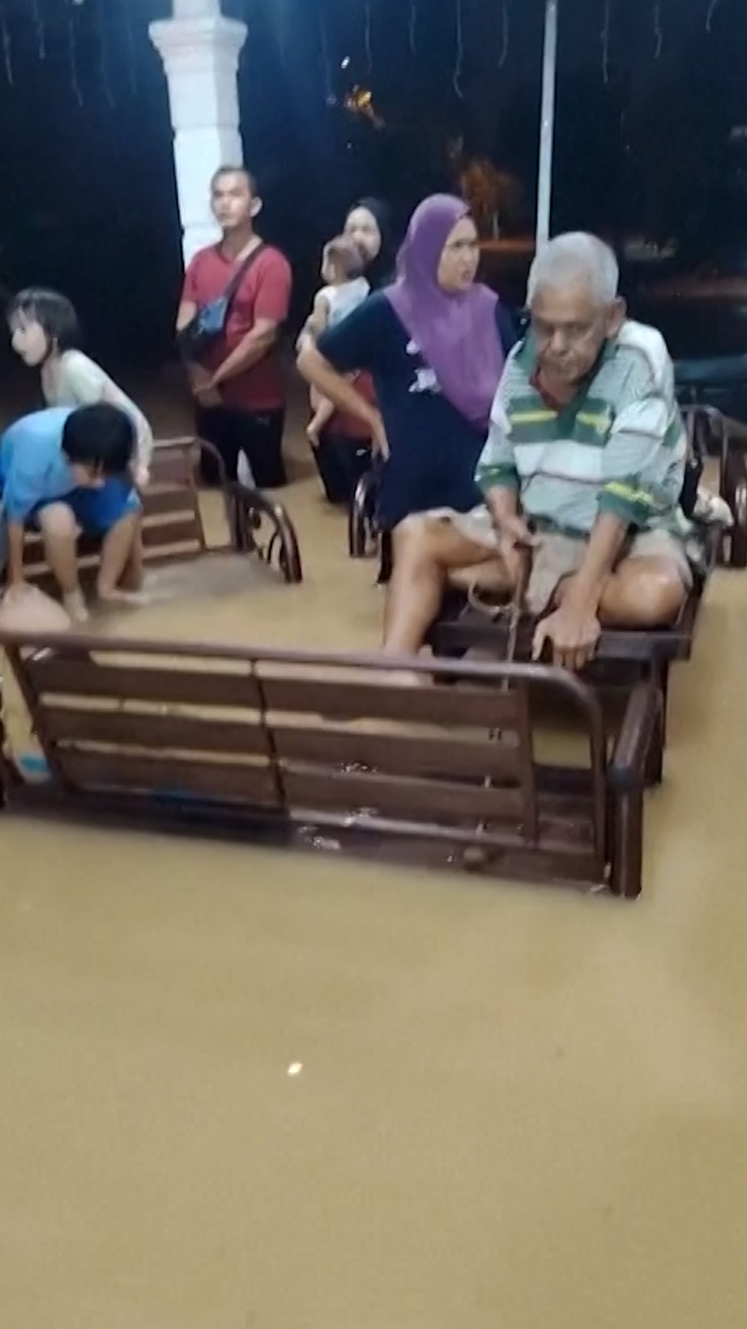 Homes, roads flooded after torrential rain in Malaysia