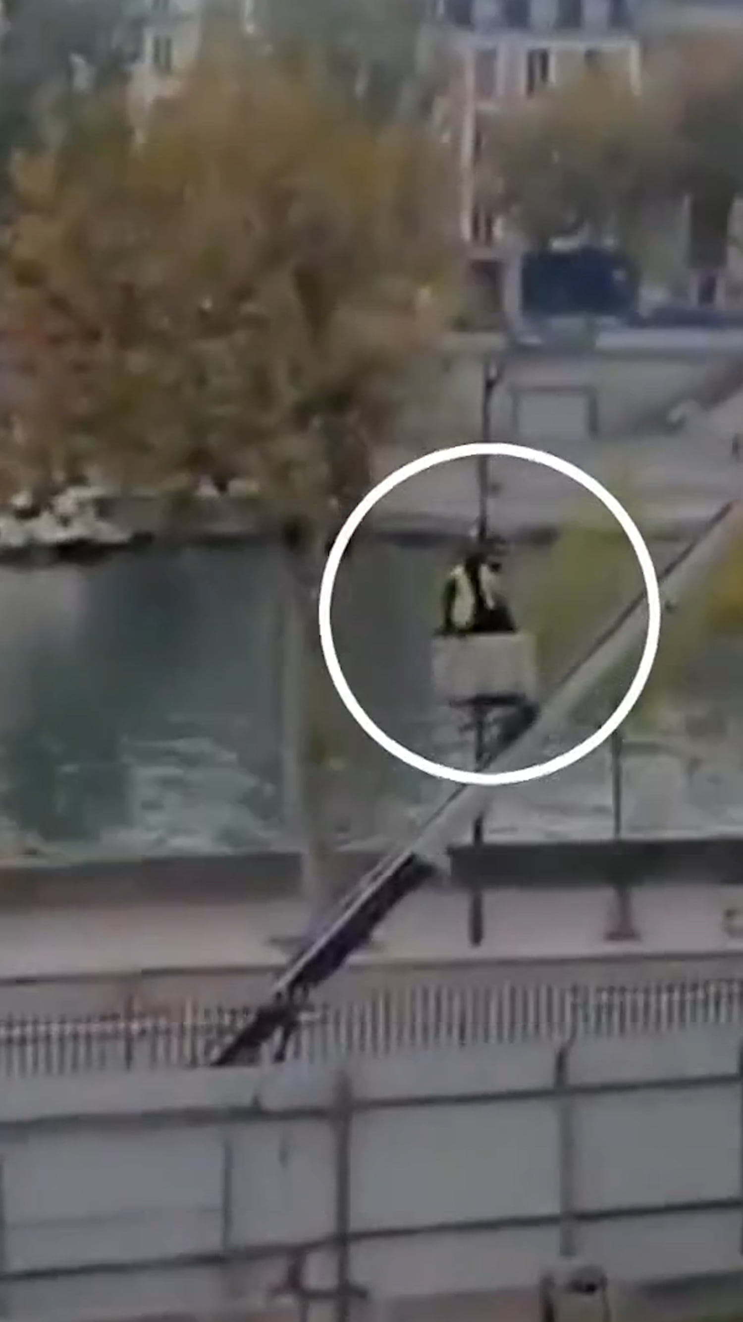 New video appears to show Louvre thieves escaping heist