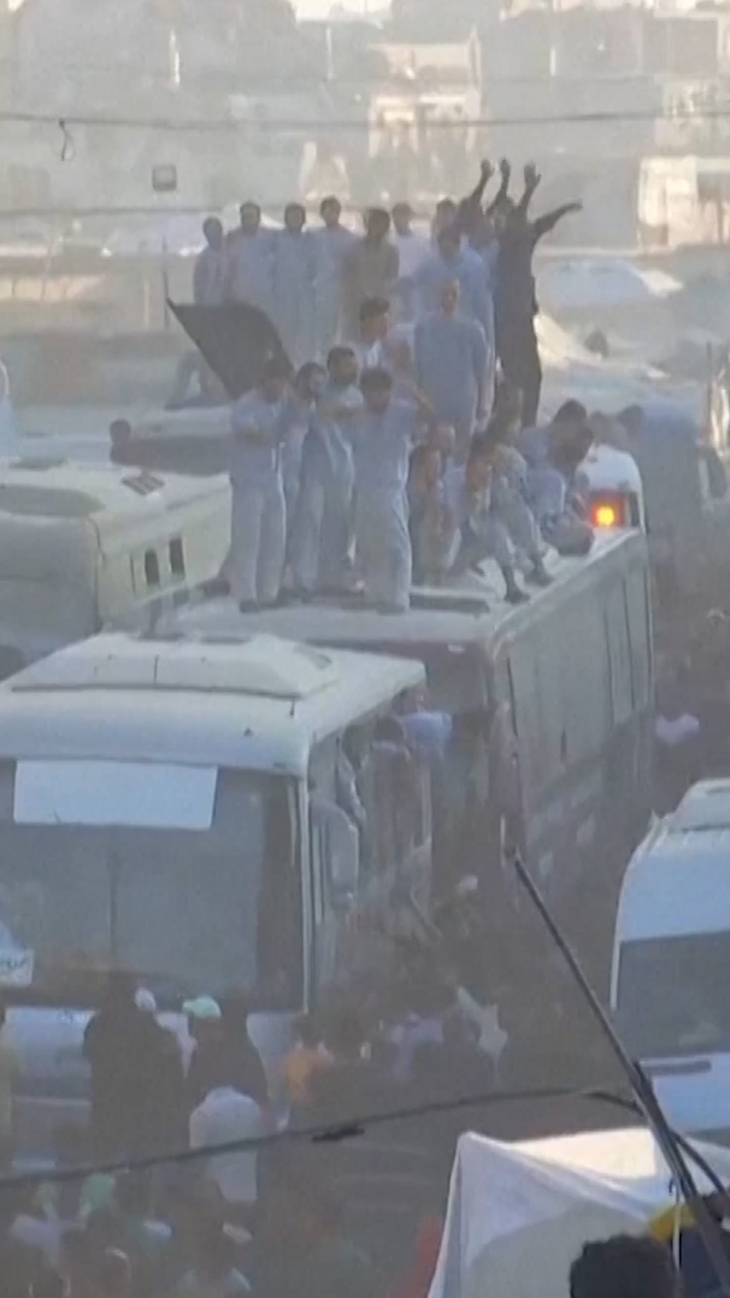 Freed Palestinians met by cheering crowds in Gaza