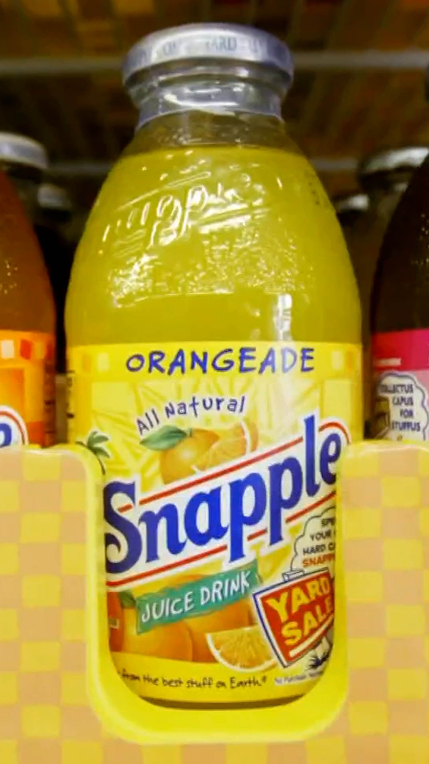 Snapple brings back iconic glass bottles