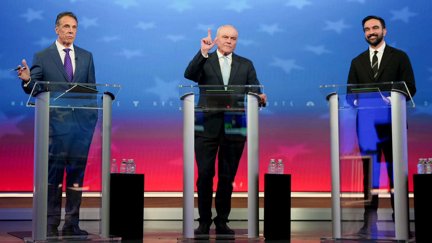 NYC mayoral candidates on working with Trump while in office