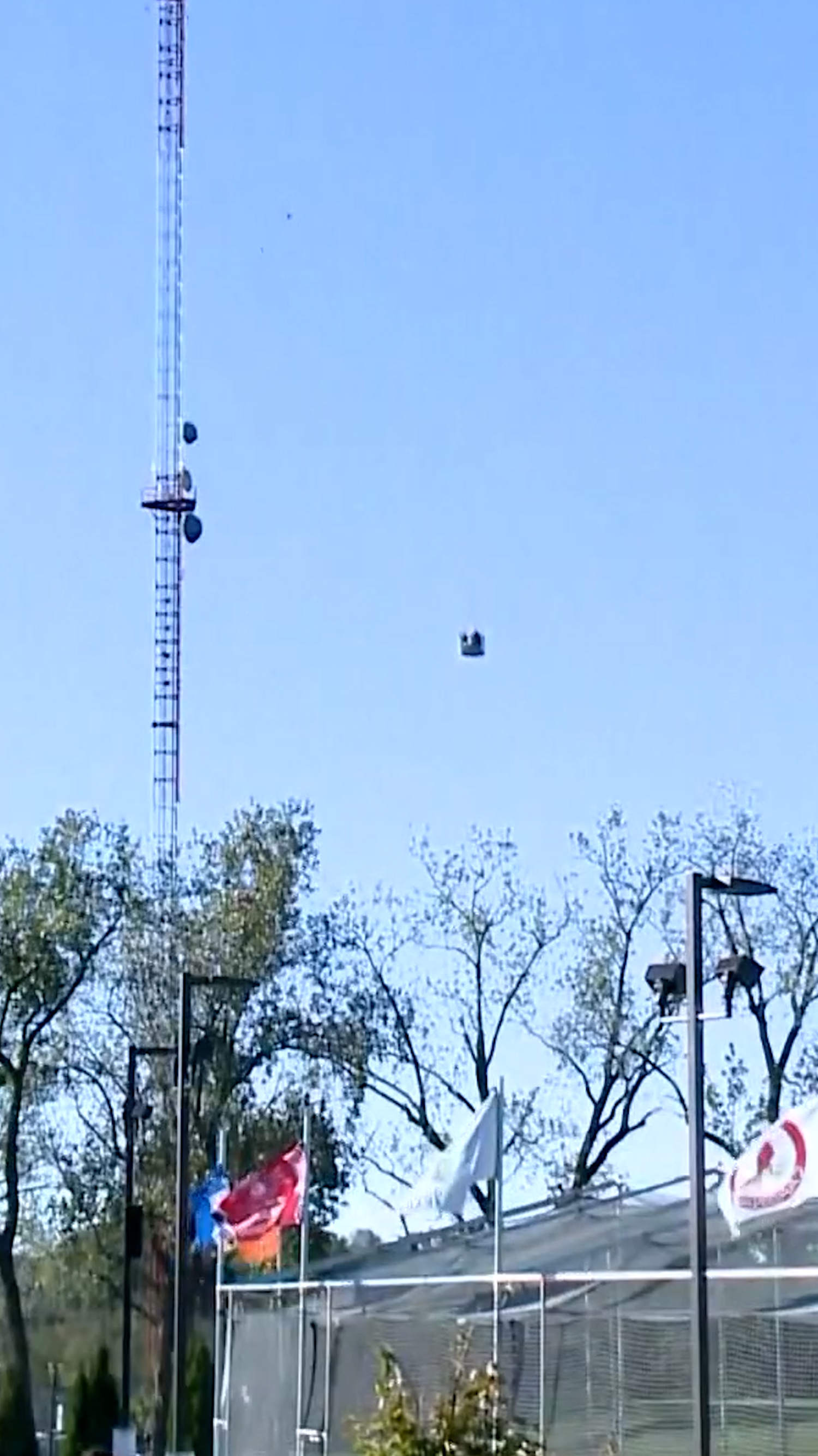 Man rescued after climbing 900 ft. up on a tower