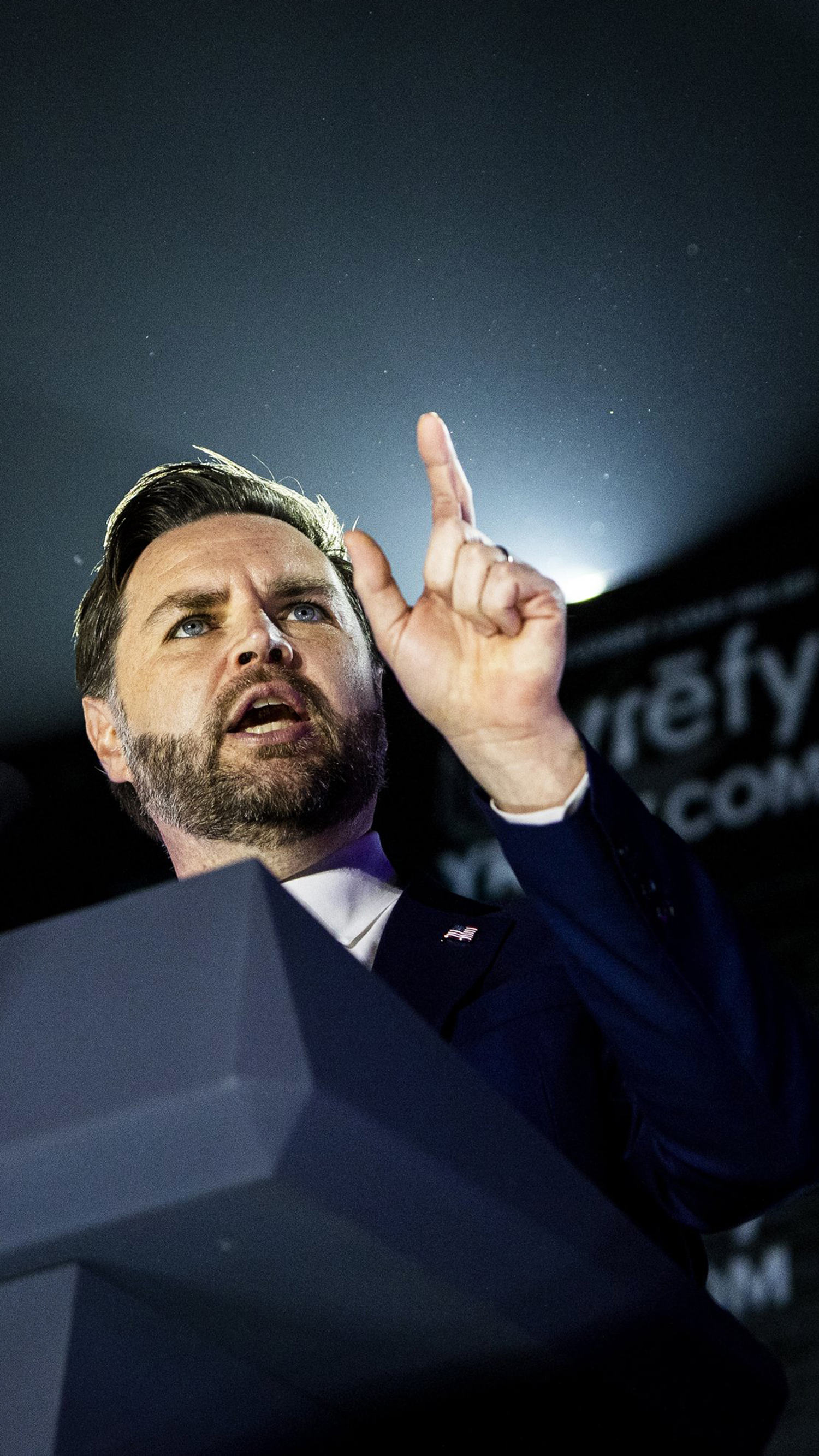 Vance takes questions on immigration from students