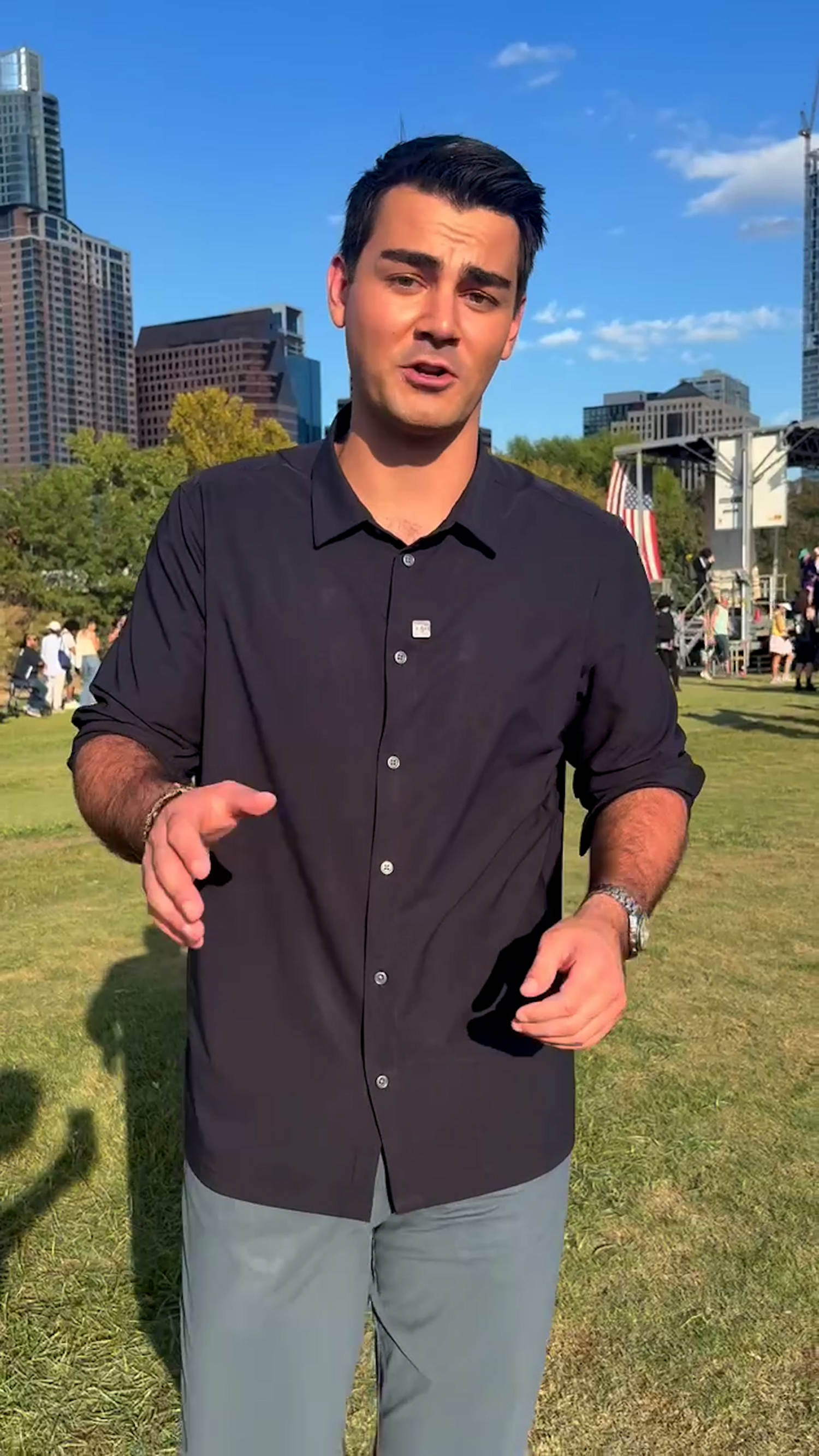 No Kings protesters march in Austin, Texas