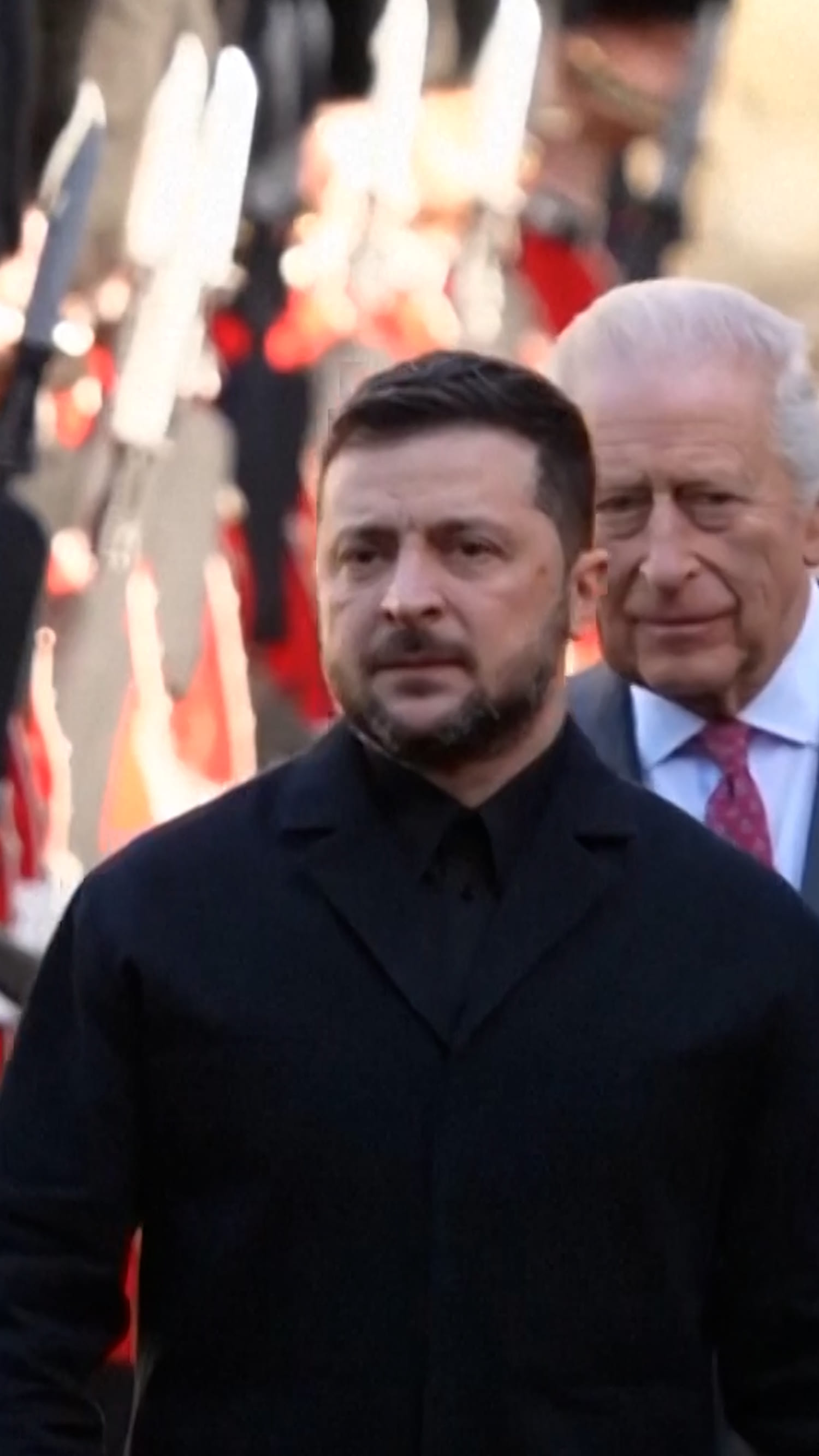 King Charles welcomes Ukraine's Zelenskyy to the U.K.