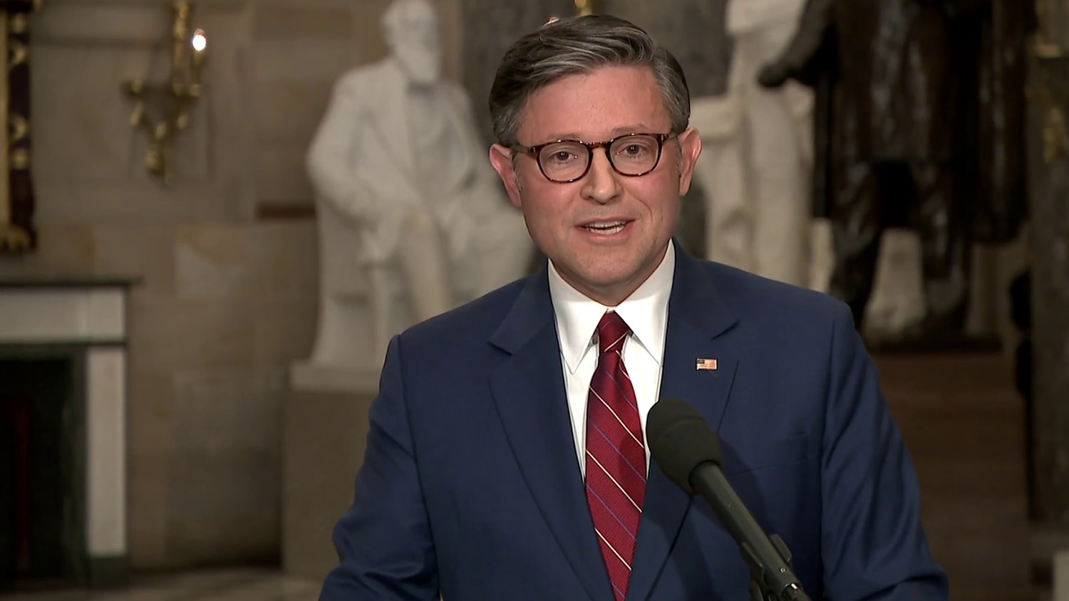 Full Speech: Johnson addresses House vote to end government shutdown