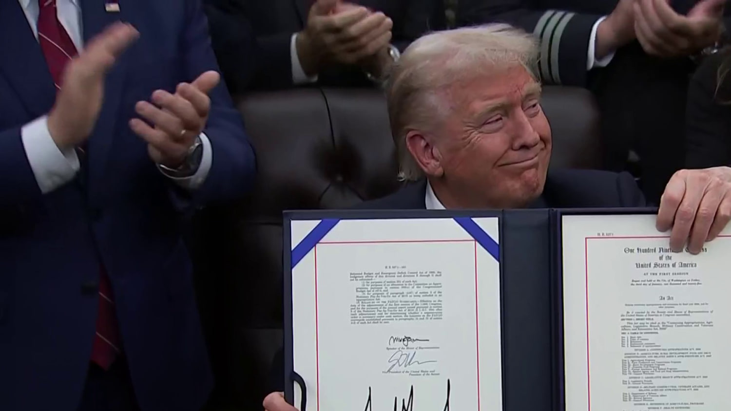 Trump signs funding bill into law to reopen federal government