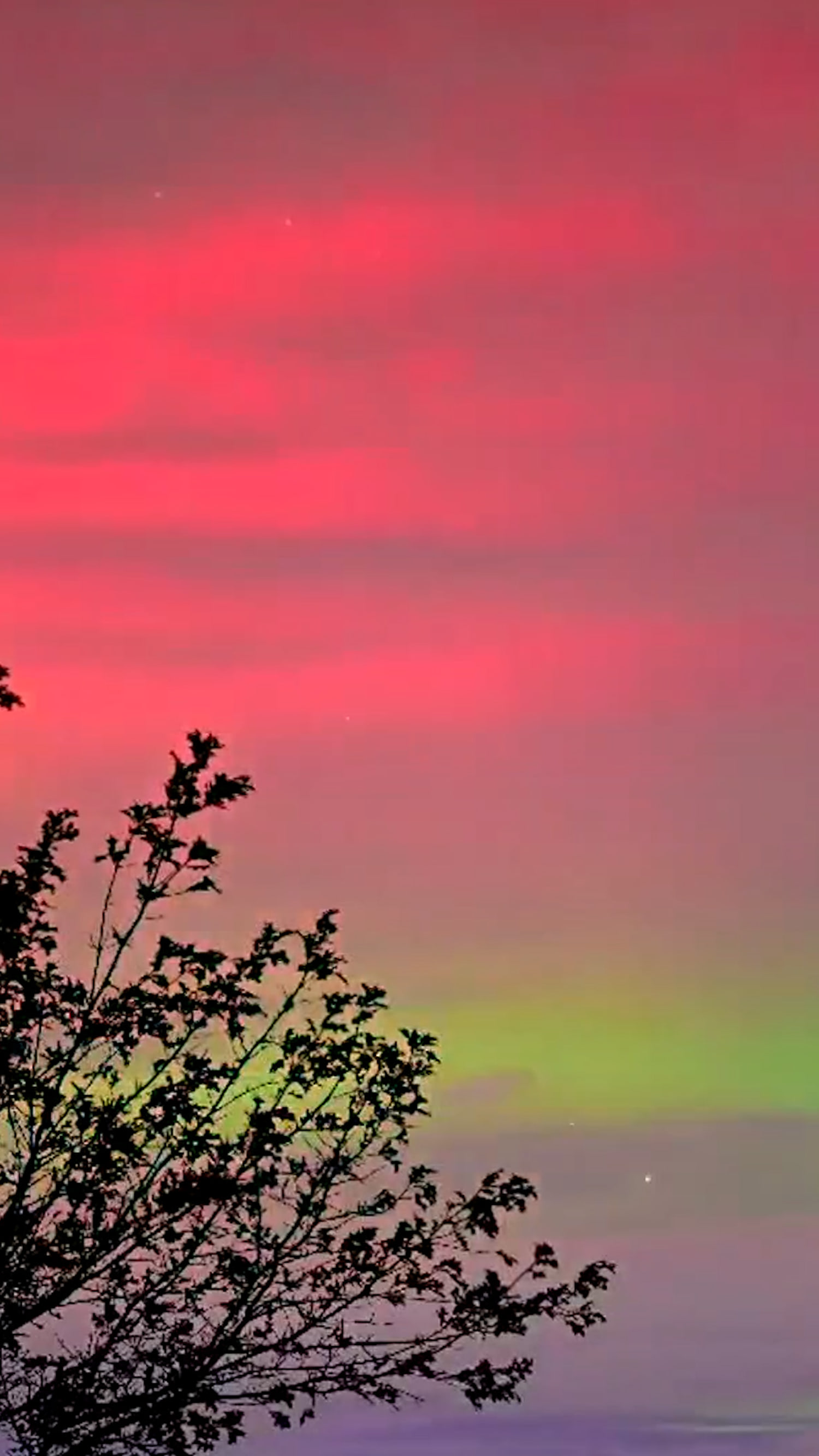Northern lights visible across several states