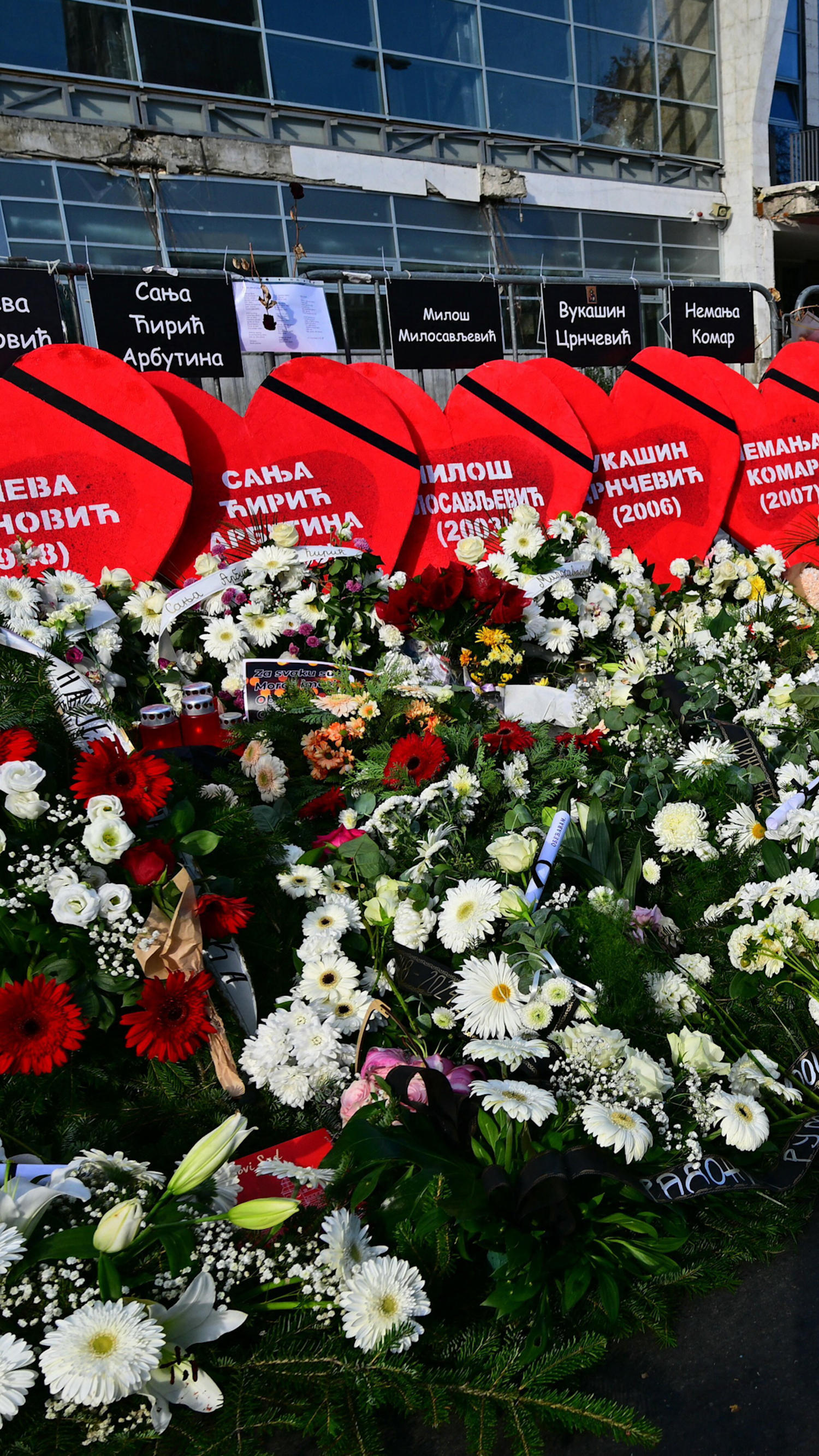 Serbia marks first anniversary of deadly roof collapse