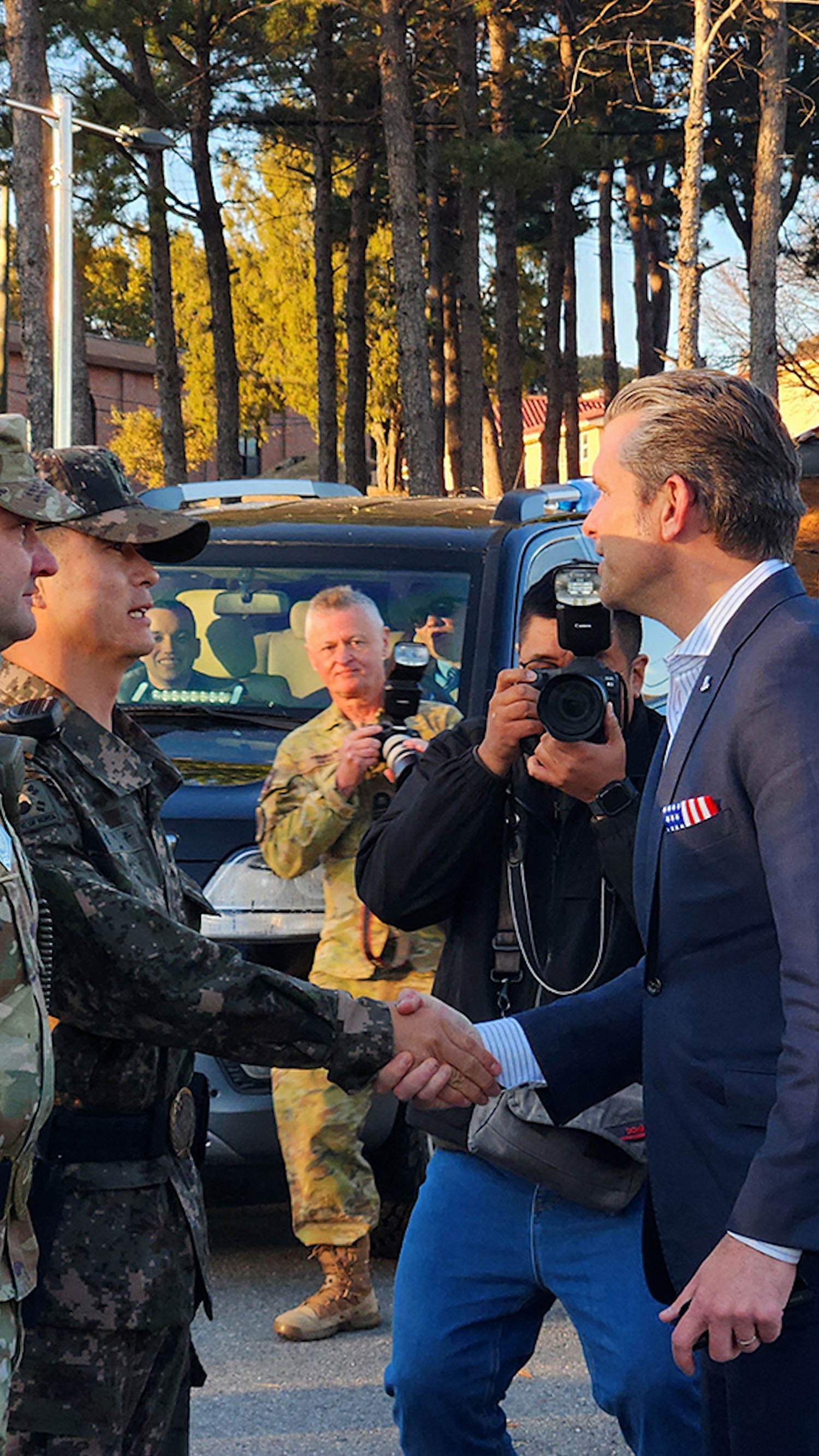 Pete Hegseth arrives in South Korea for military talks