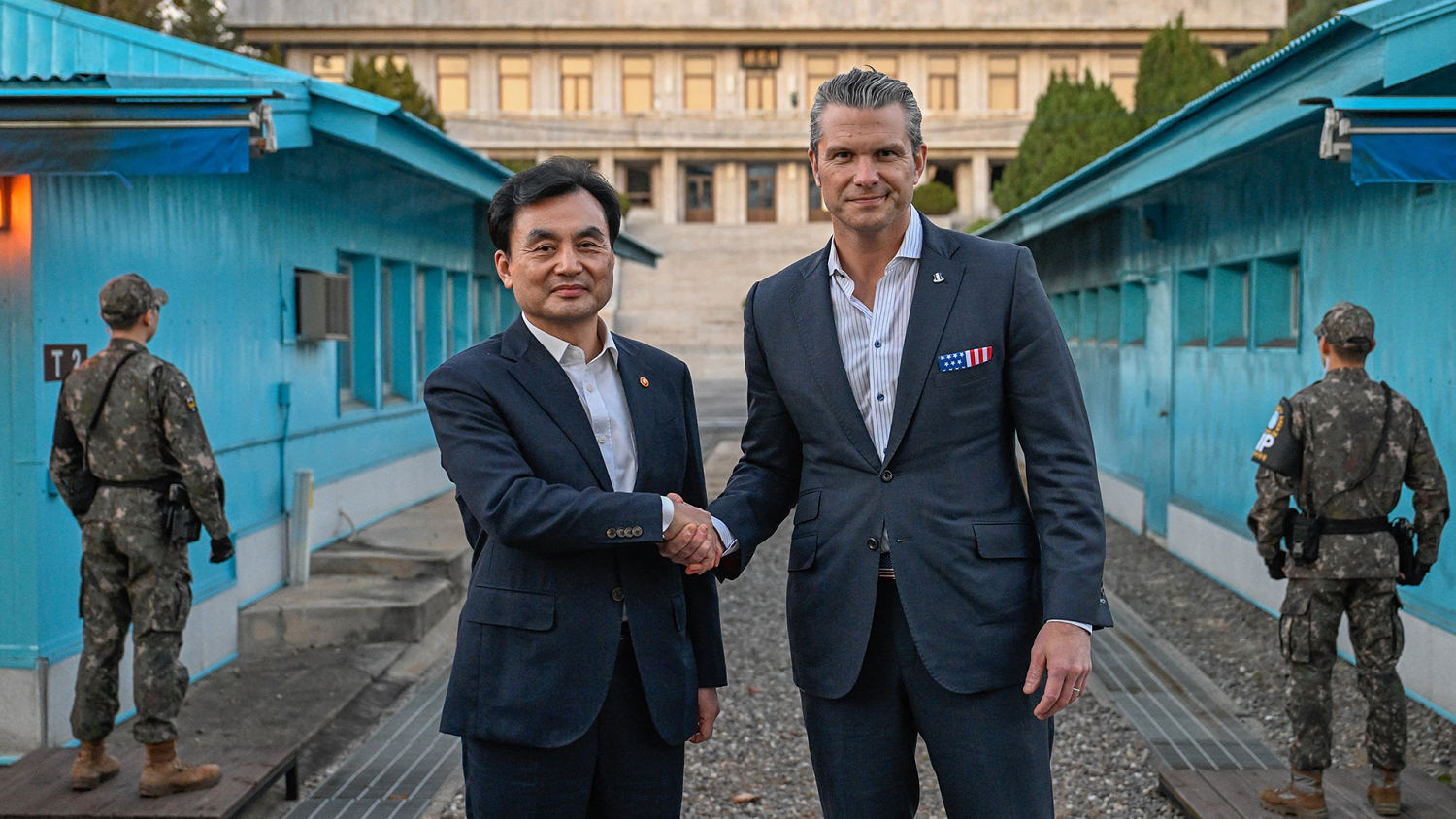 Pete Hegseth visits DMZ ahead of talks on U.S. troops in South Korea